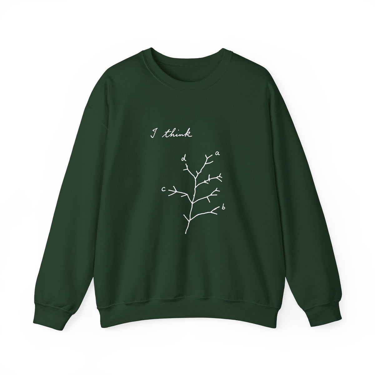 I Think - Darwin's Tree Of Life Sweatshirt