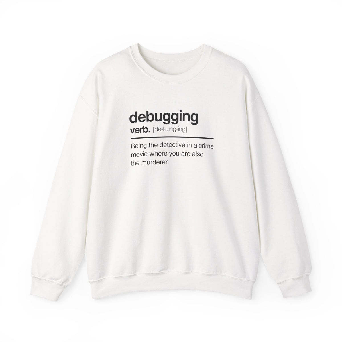 Debugging Verb Sweatshirt