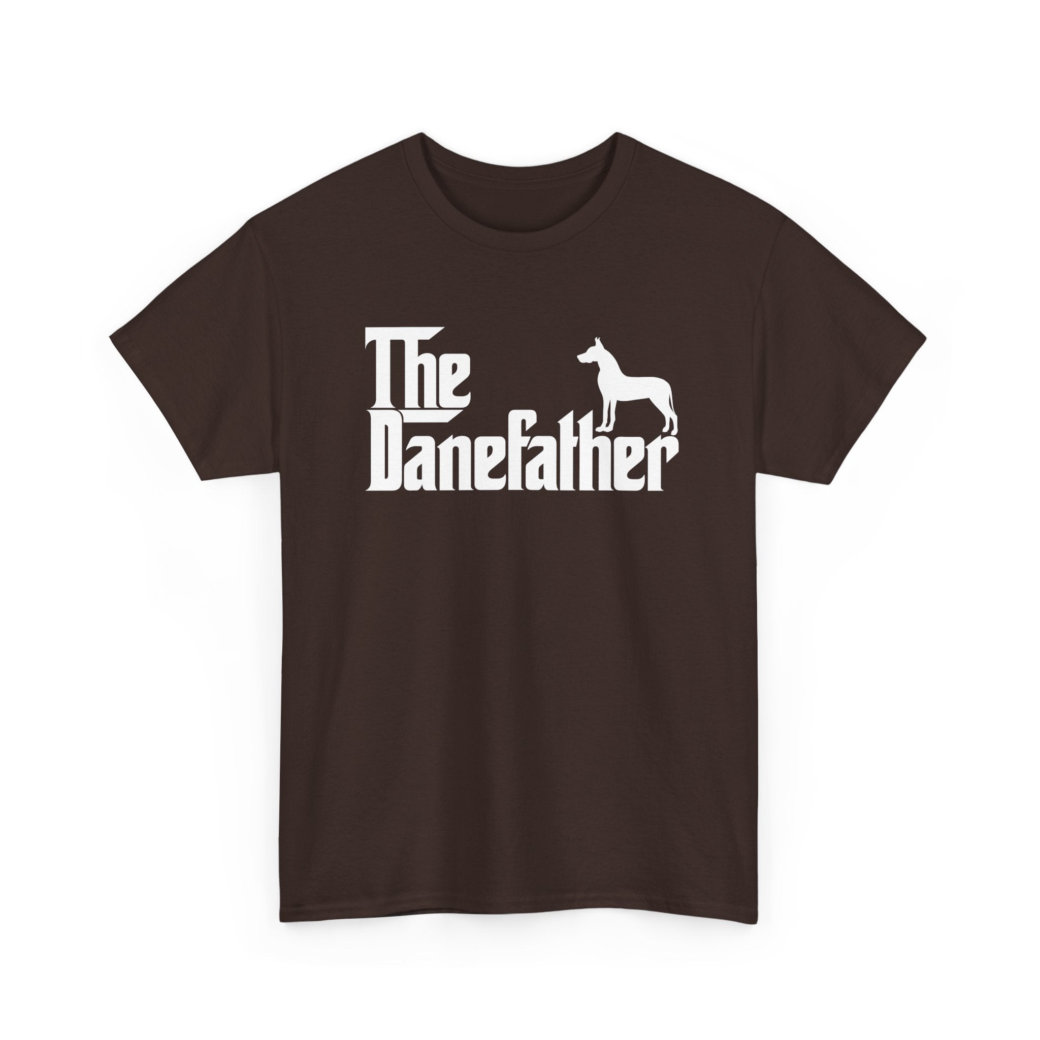 Funny Great Dane Shirt The Danefather Great Dane Dog Dad Gift - Unisex Regular Crewneck T-Shirt