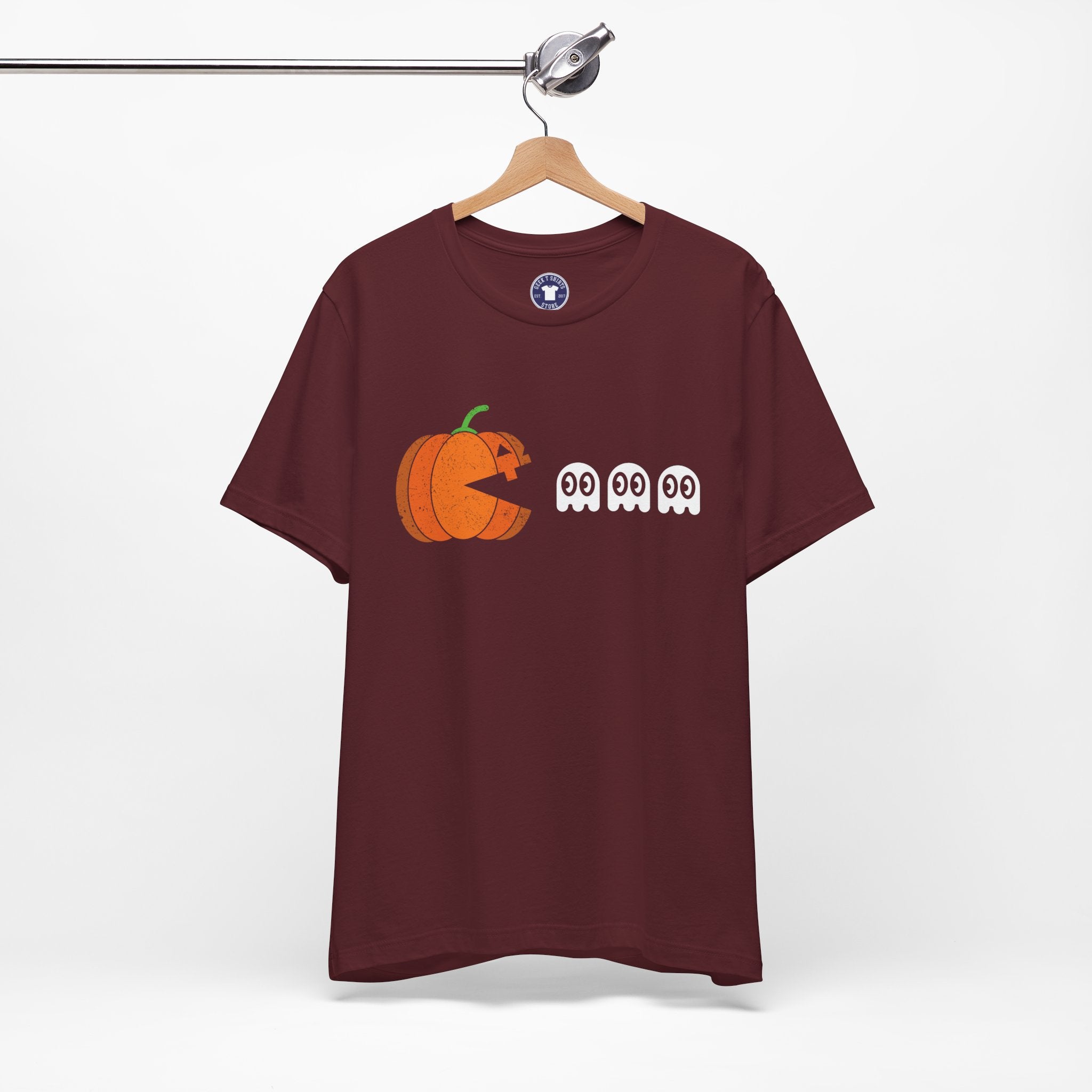Halloween Retro Gamer - Premium Unisex Crewneck T-Shirt