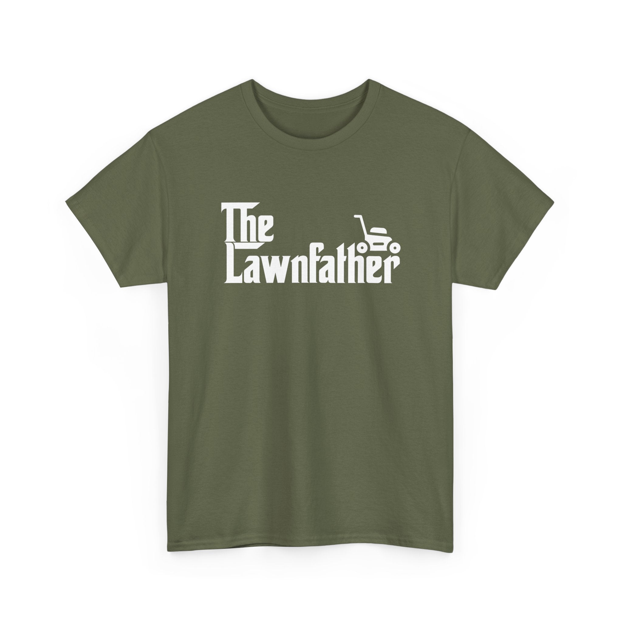 Funny Lawn Mowing Shirt The Lawnfather Lawn Mower Dad Gift - Unisex Regular Crewneck T-Shirt