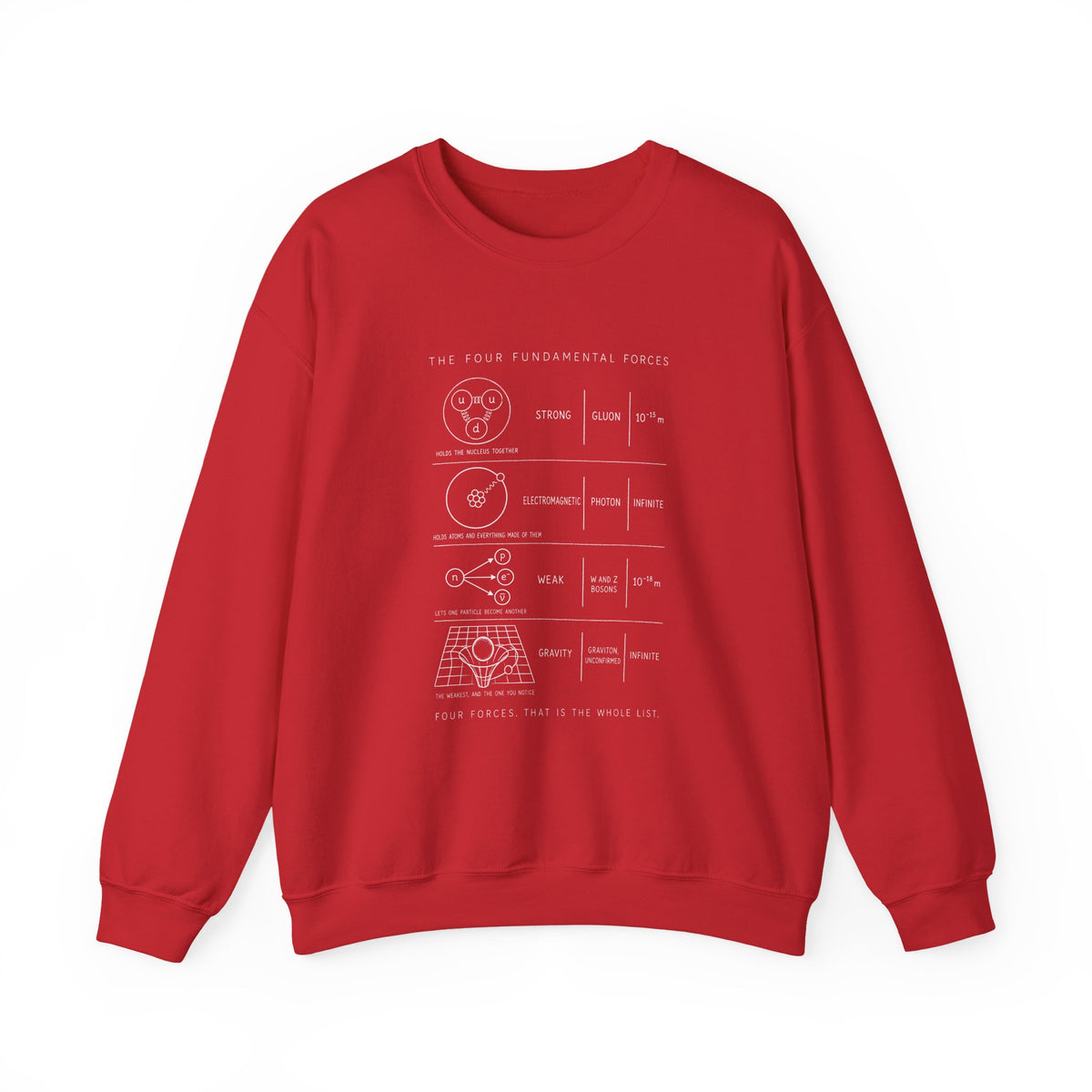 The Four Fundamental Forces Sweatshirt