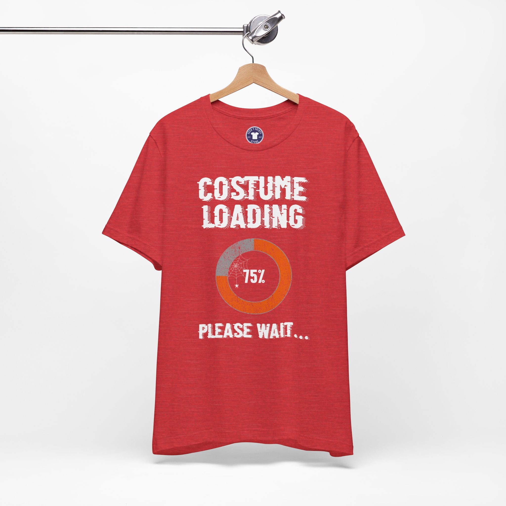 Costume Loading Funny Halloween - Premium Unisex Crewneck T-Shirt