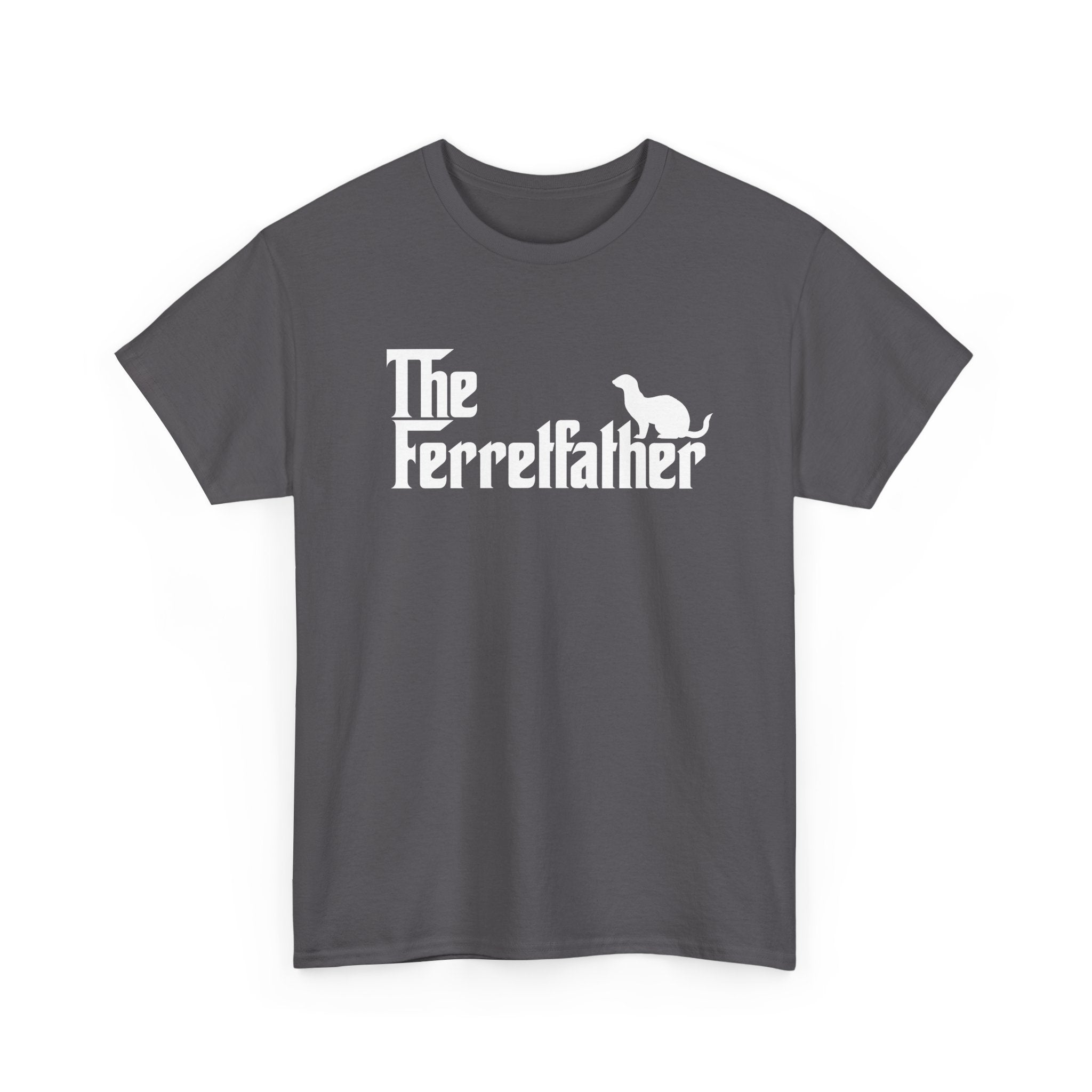 Funny Ferret Shirt The Ferretfather Ferret Dad Gift - Unisex Regular Crewneck T-Shirt