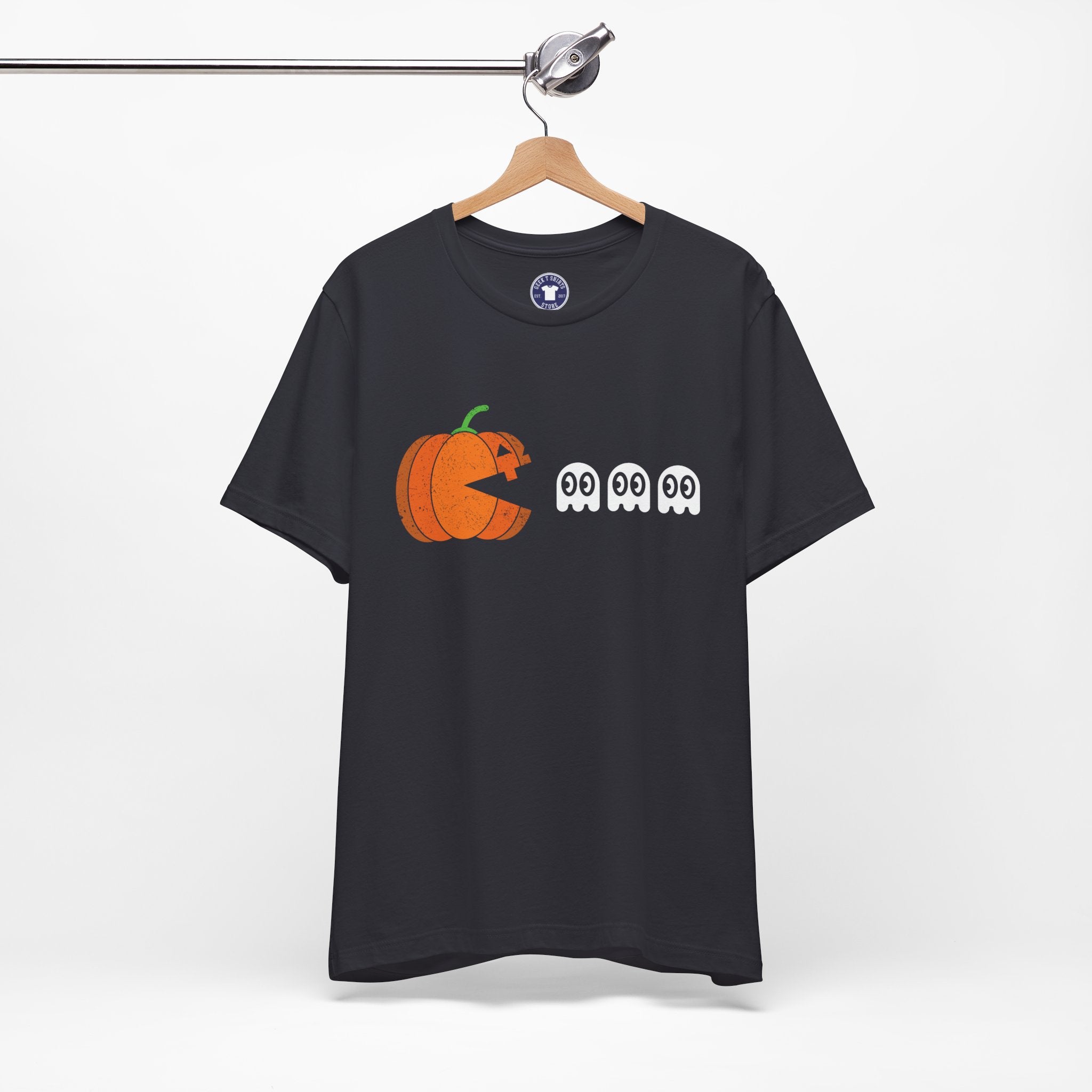 Halloween Retro Gamer - Premium Unisex Crewneck T-Shirt