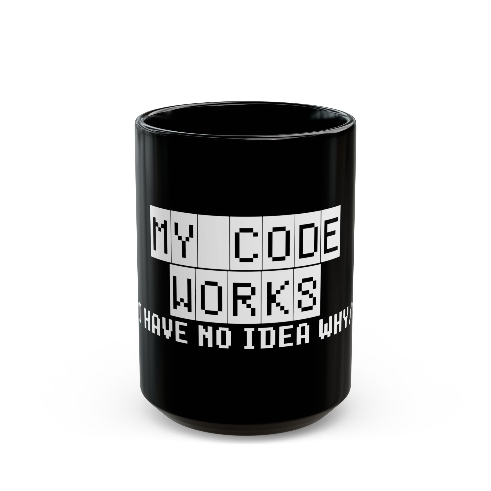My Code Works - Black Glossy Mug