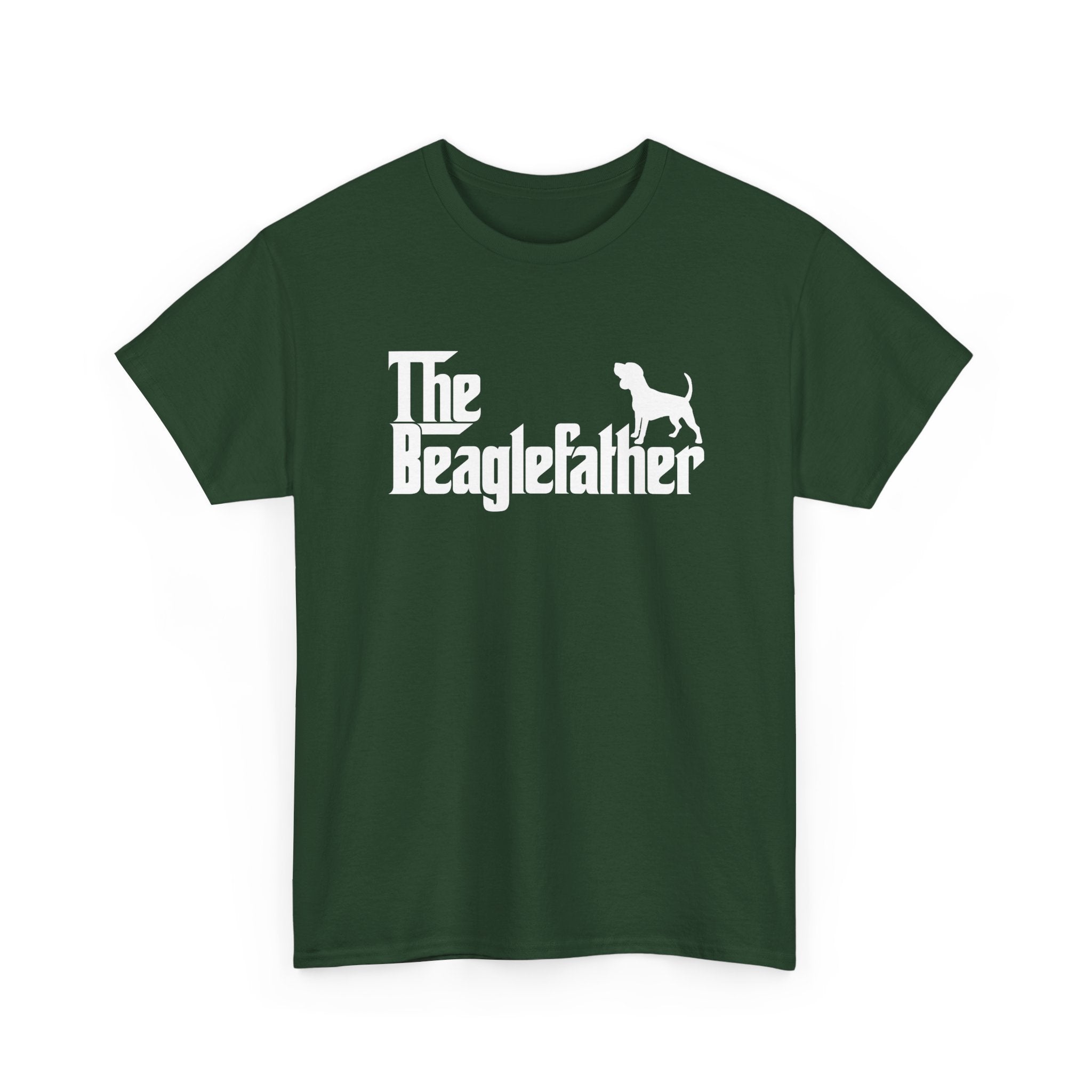 Funny Beagle Shirt The Beaglefather Beagle Dog Dad Gift - Unisex Regular Crewneck T-Shirt