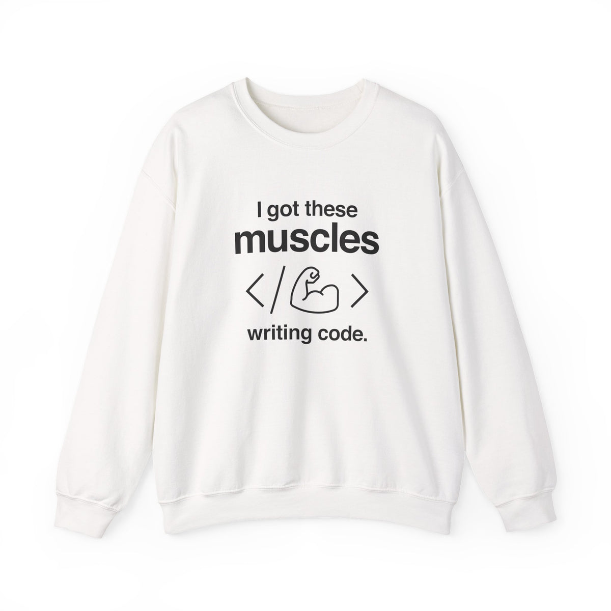I Got These Muscles Writing Code Sweatshirt