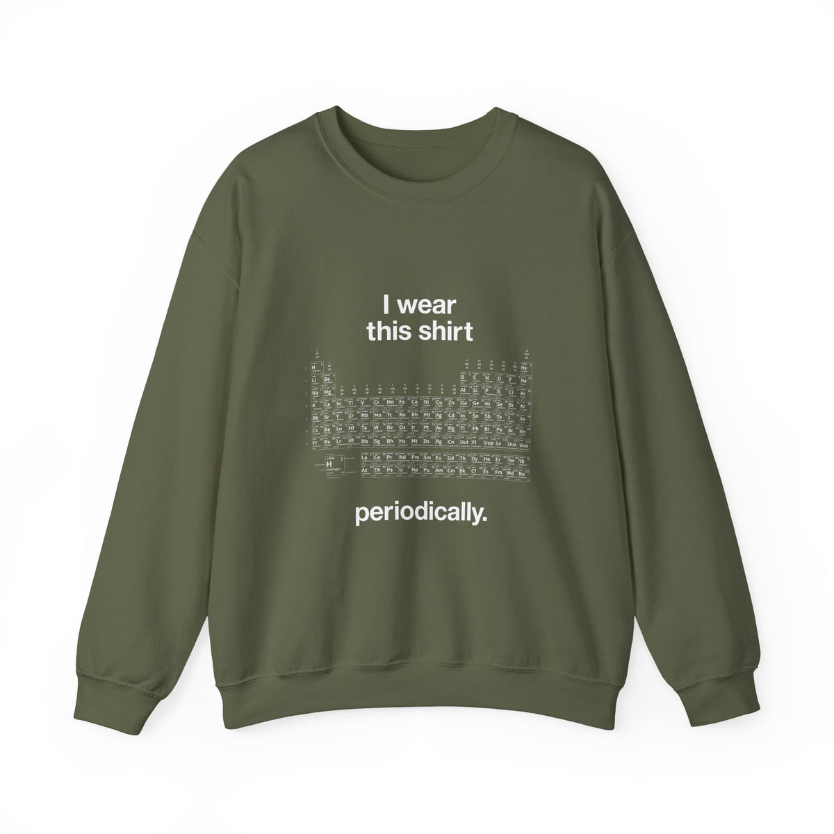 Monochrome Periodic Table Sweatshirt