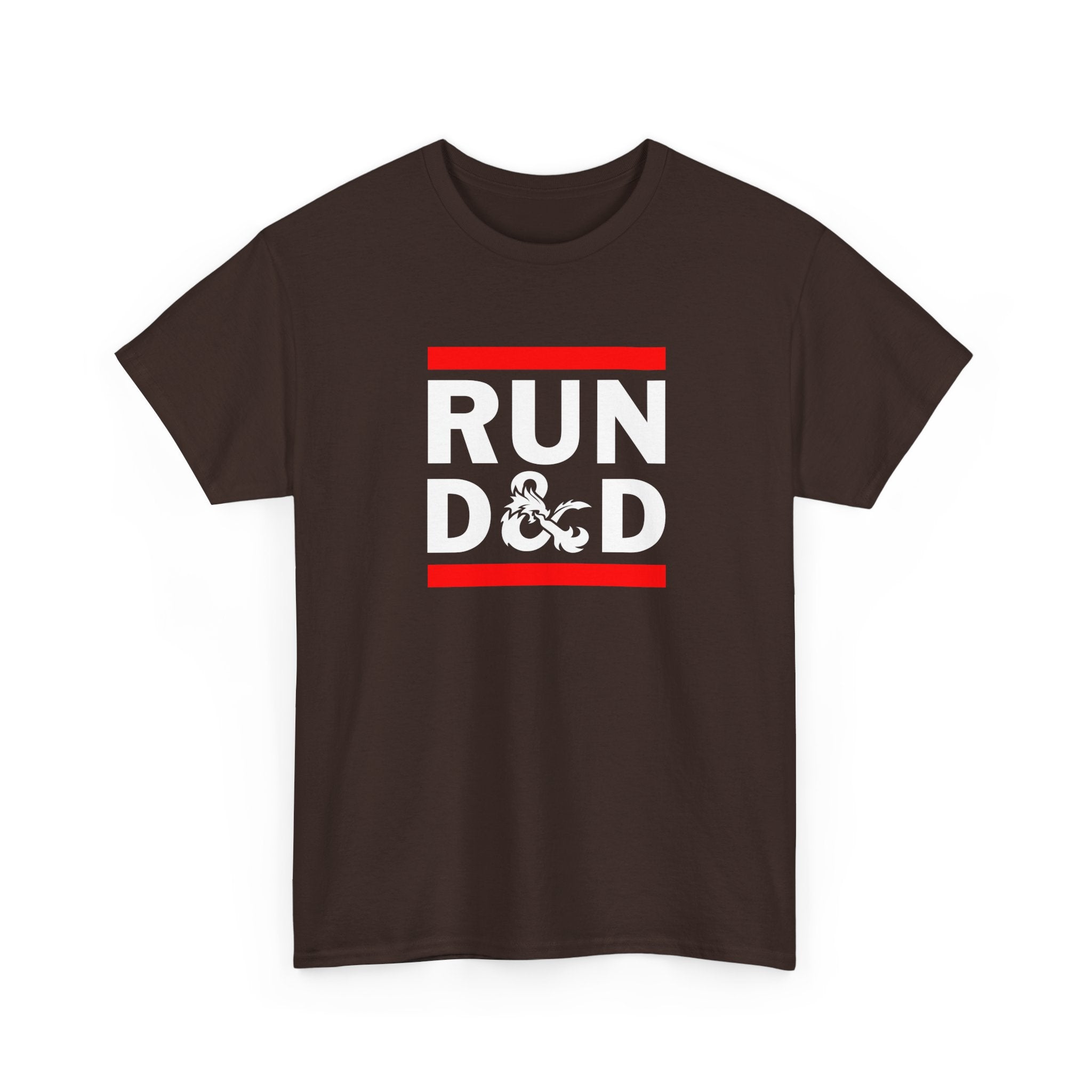 RUN DnD - Geek Role Play Gamer - Regular Unisex Crewneck T-Shirt