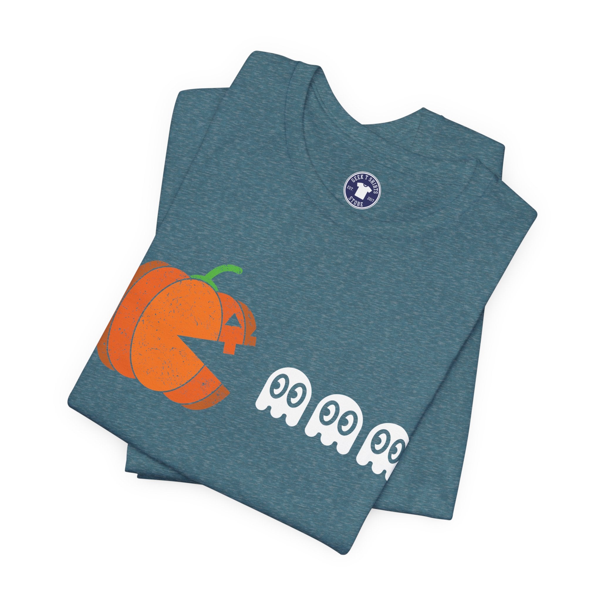 Halloween Retro Gamer - Premium Unisex Crewneck T-Shirt
