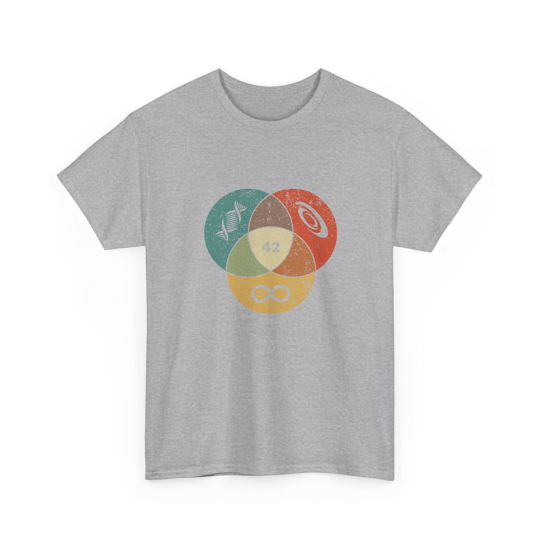 42 Answer To Life The Universe And Everything - Color Version - Unisex Regular Crewneck T-Shirt