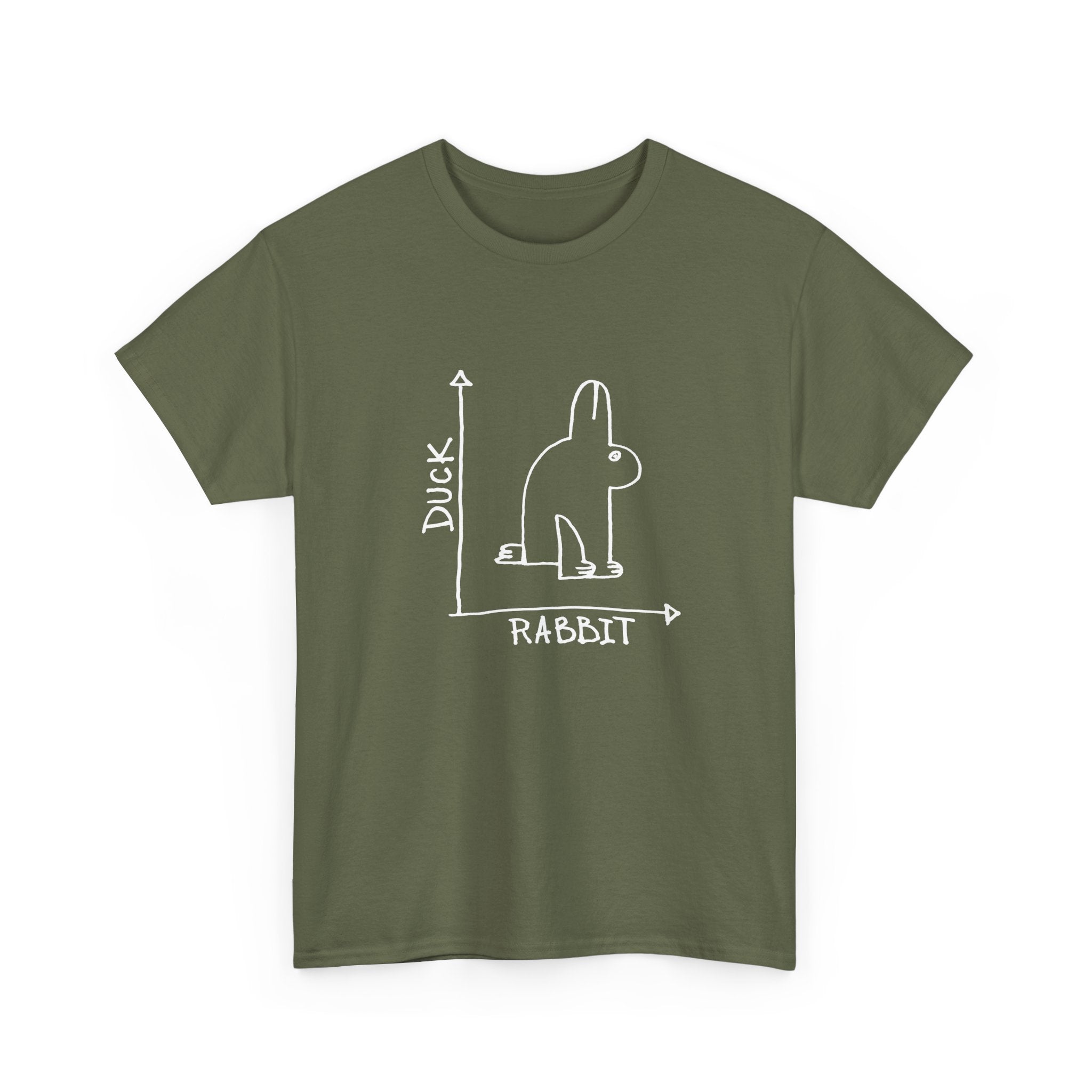 Rabbit-Duck Paradox - Unisex Regular Crewneck T-Shirt