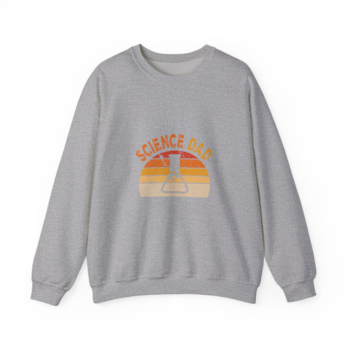 Science Dad Retro Flask Sweatshirt