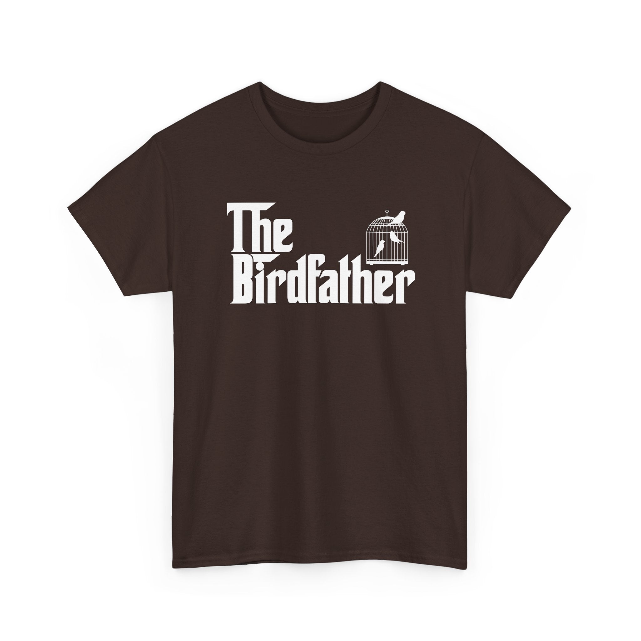 Funny Bird Owner Shirt The Birdfather Bird Dad Gift - Unisex Regular Crewneck T-Shirt