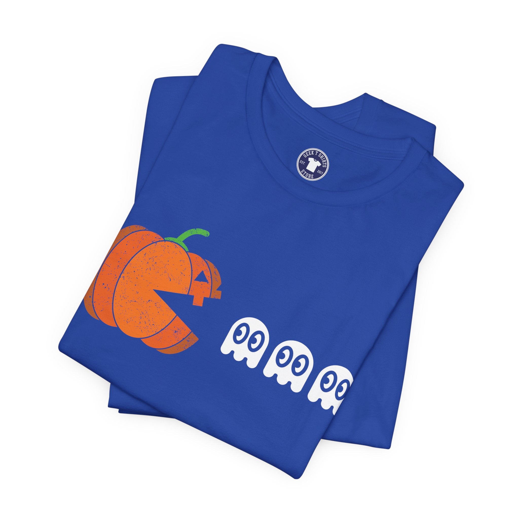 Halloween Retro Gamer - Premium Unisex Crewneck T-Shirt
