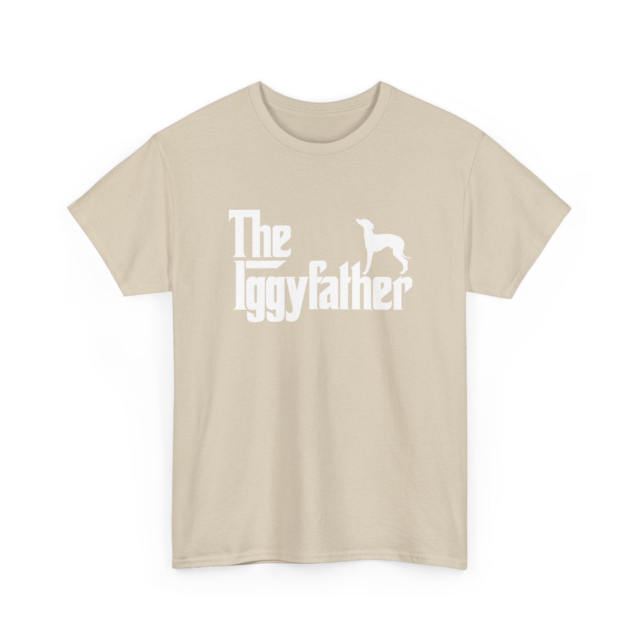 Italian Greyhound Shirt The Iggyfather Iggy Dog Dad Gift - Unisex Regular Crewneck T-Shirt