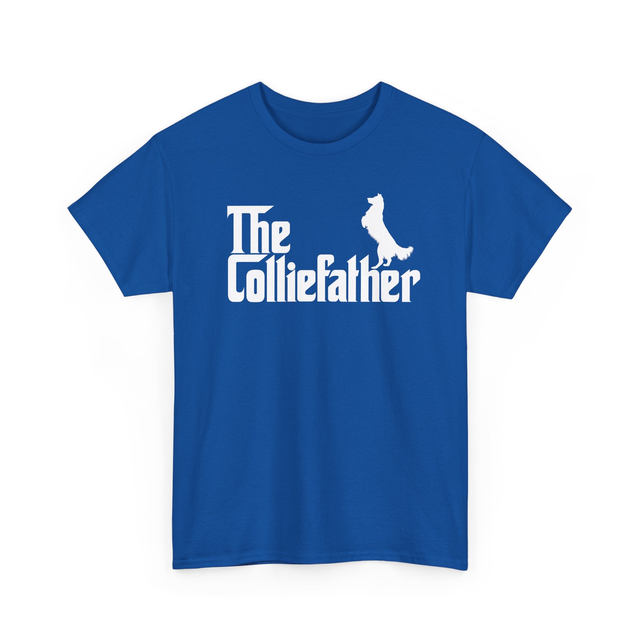 Funny Border Collie Shirt The Colliefather Border Collie Dad Gift - Unisex Regular Crewneck T-Shirt