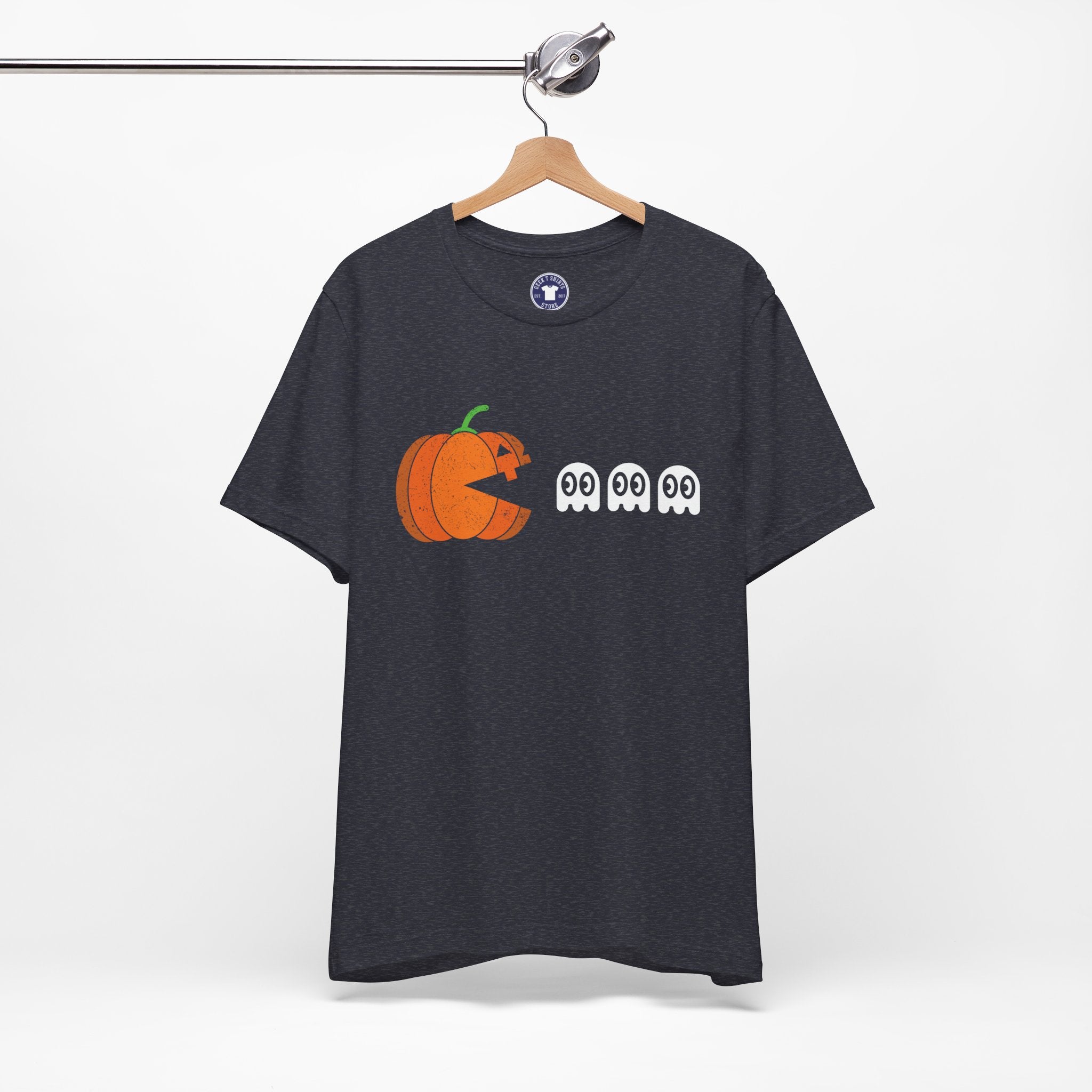 Halloween Retro Gamer - Premium Unisex Crewneck T-Shirt