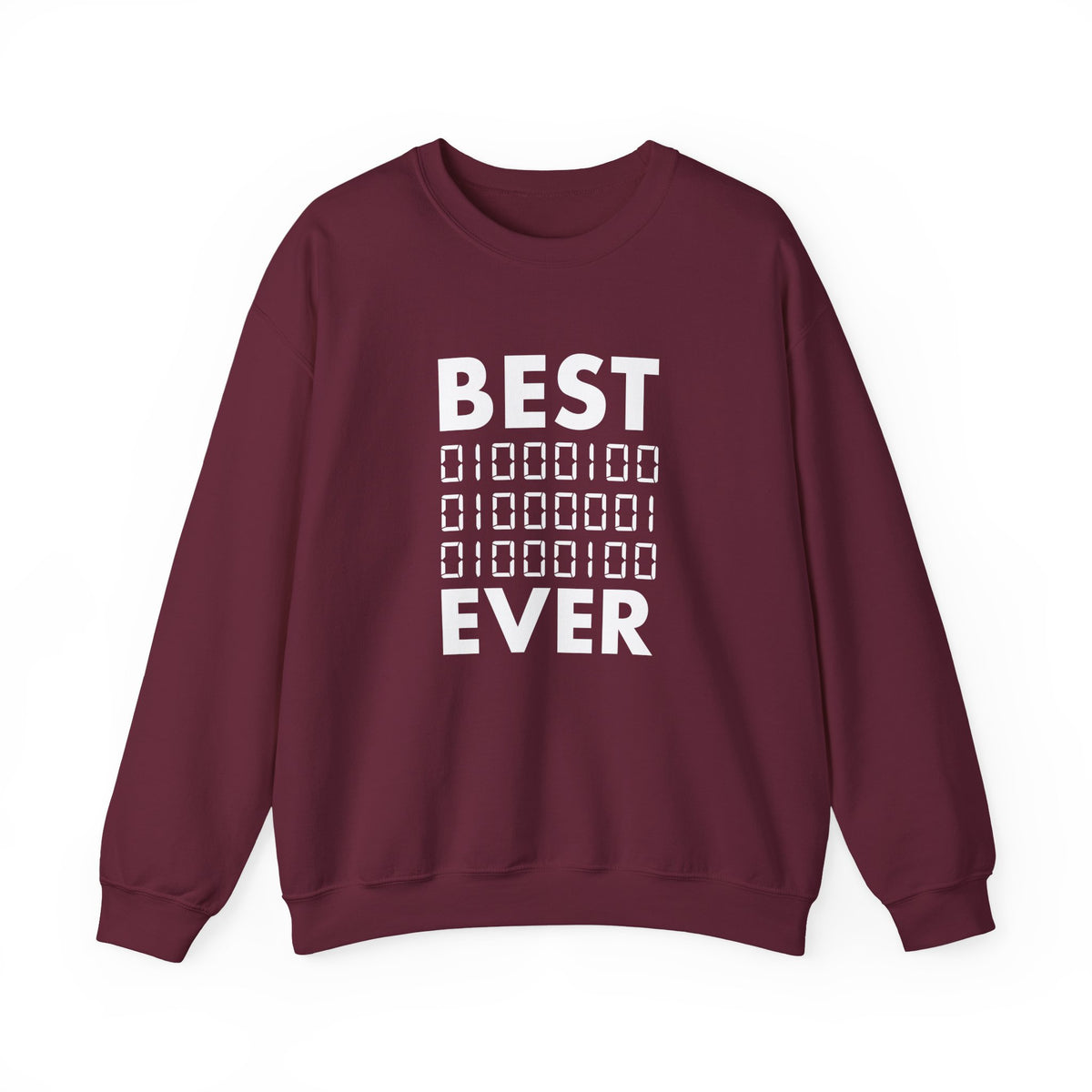 Best Dad Ever In Binary Sweatshirt
