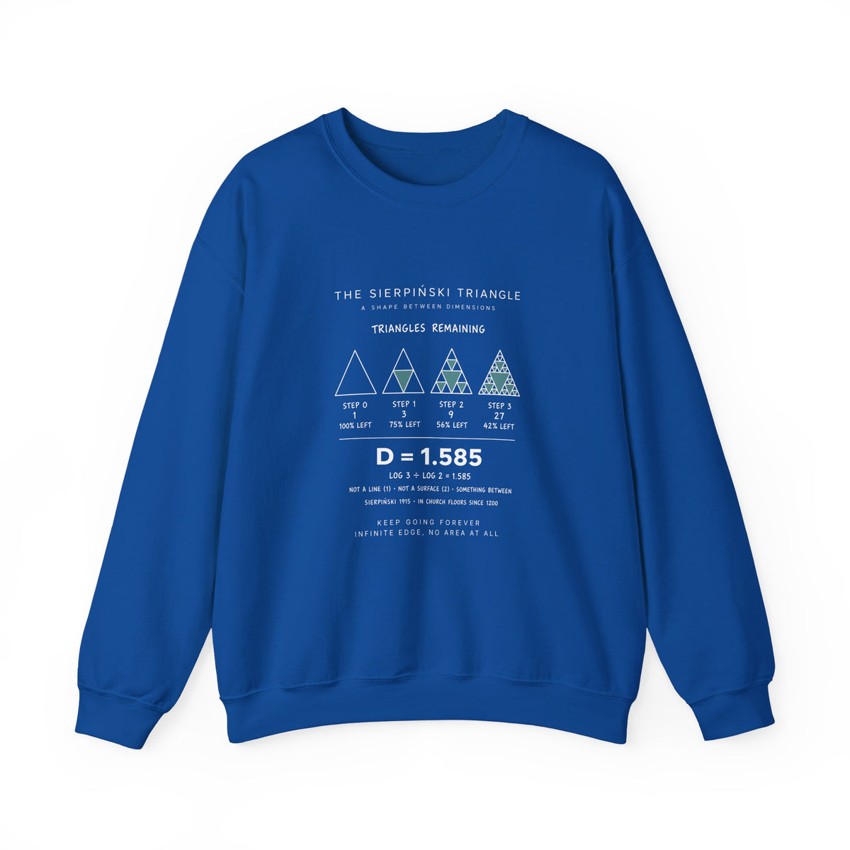 The Sierpiński Triangle Sweatshirt