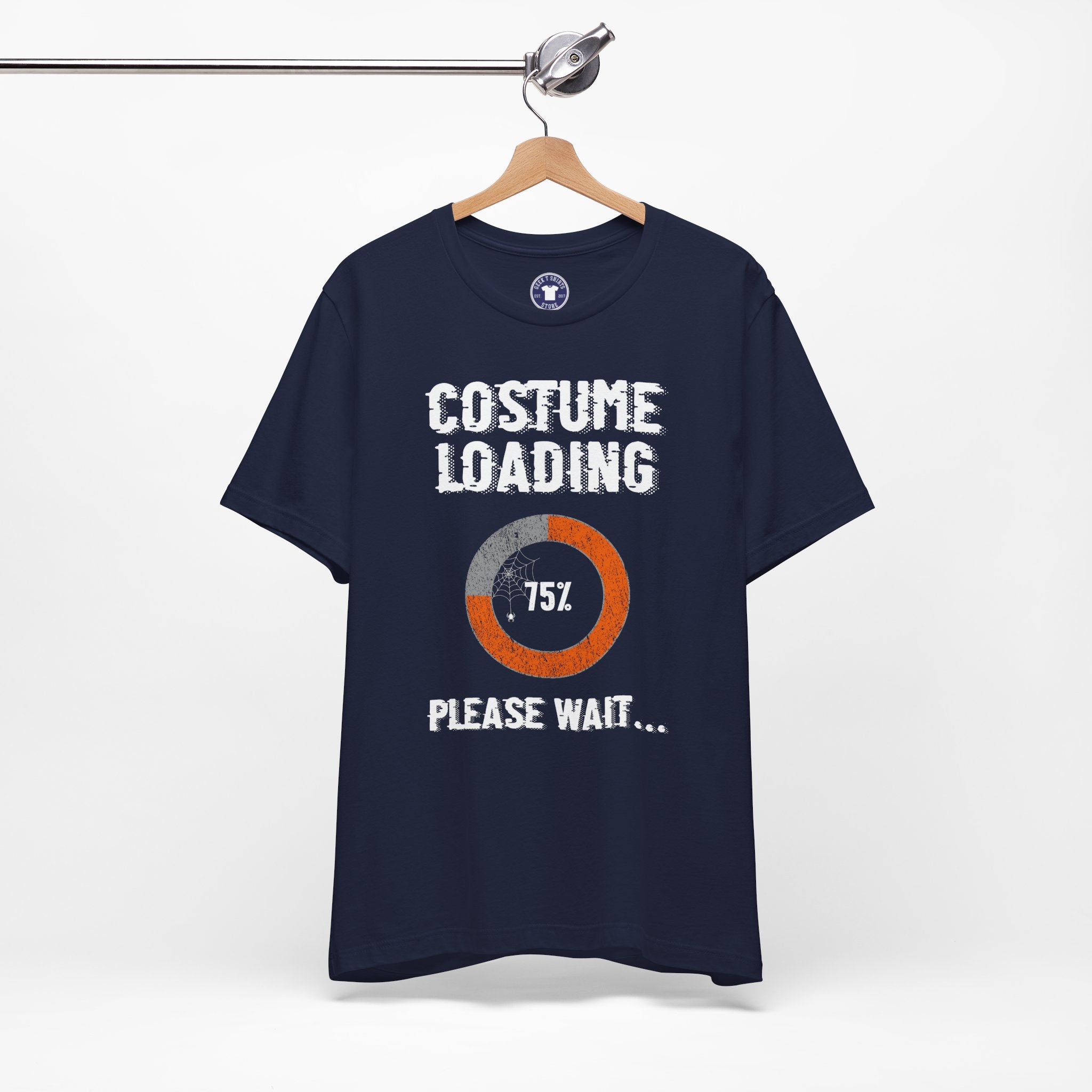 Costume Loading Funny Halloween - Premium Unisex Crewneck T-Shirt
