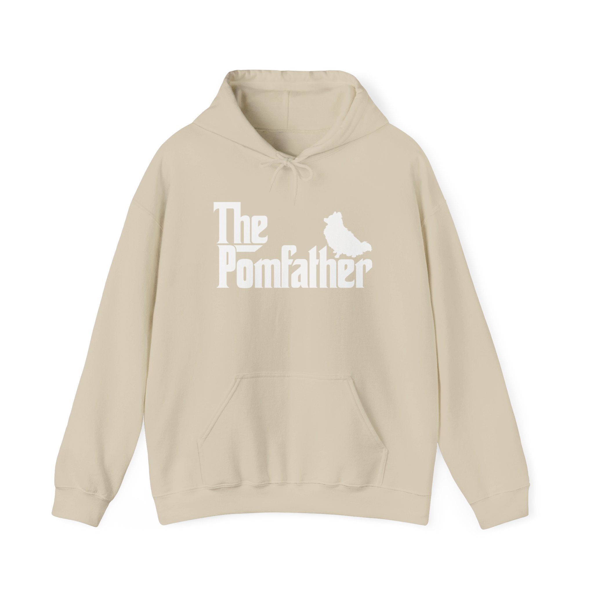 The Pomfather - Pomeranian Dog Dad Gift - Unisex Hooded Sweatshirt