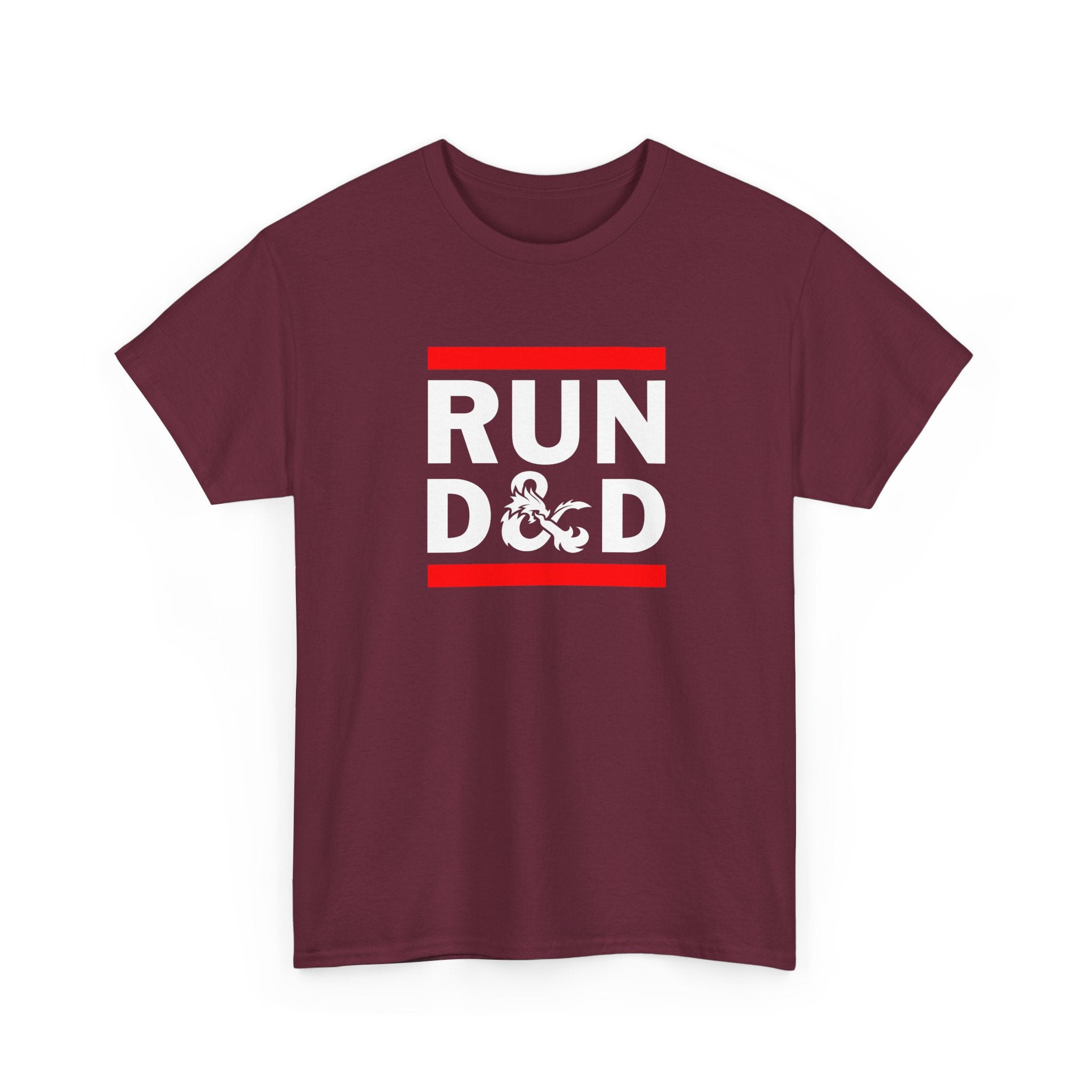RUN DnD - Geek Role Play Gamer - Regular Unisex Crewneck T-Shirt
