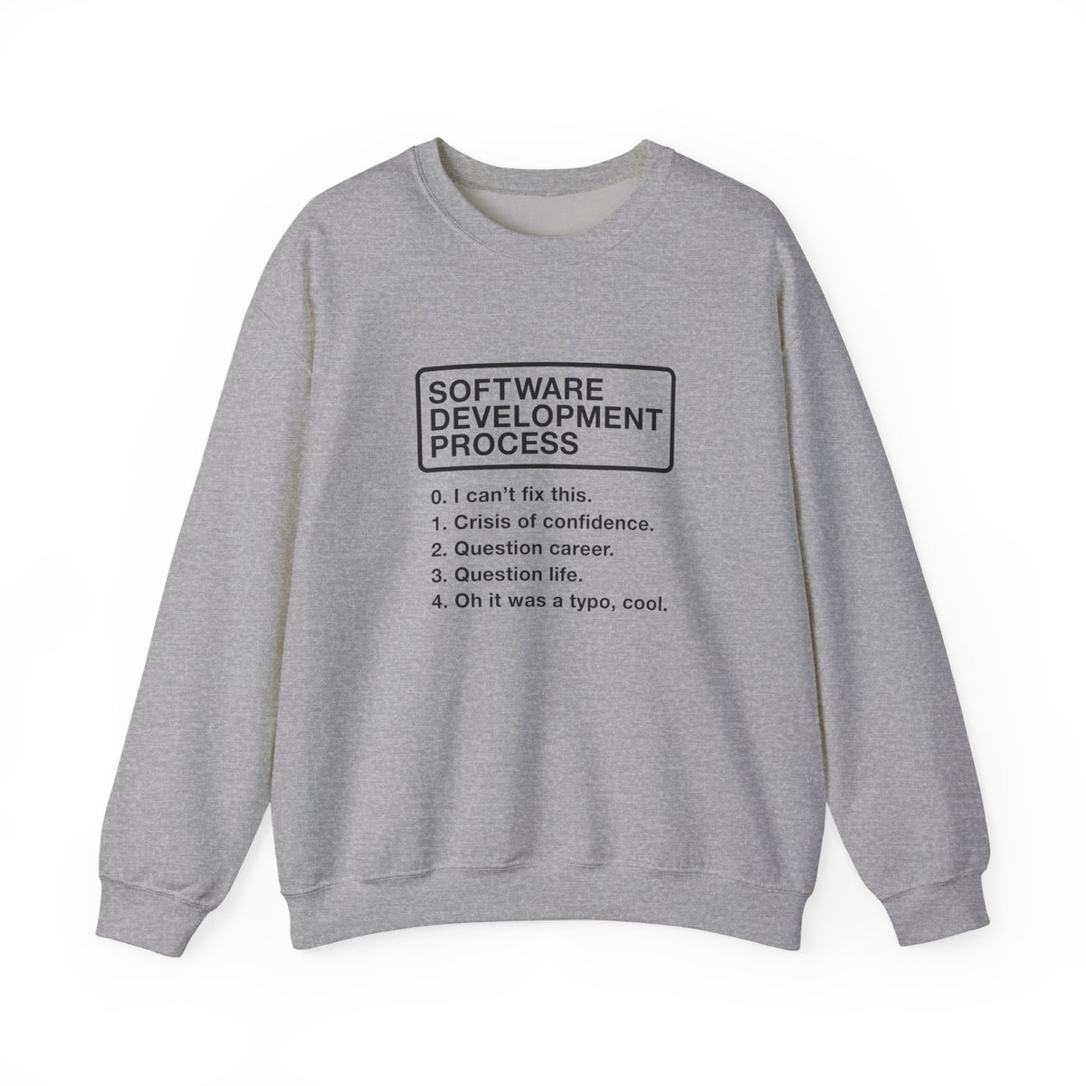Software Development Process Sweatshirt