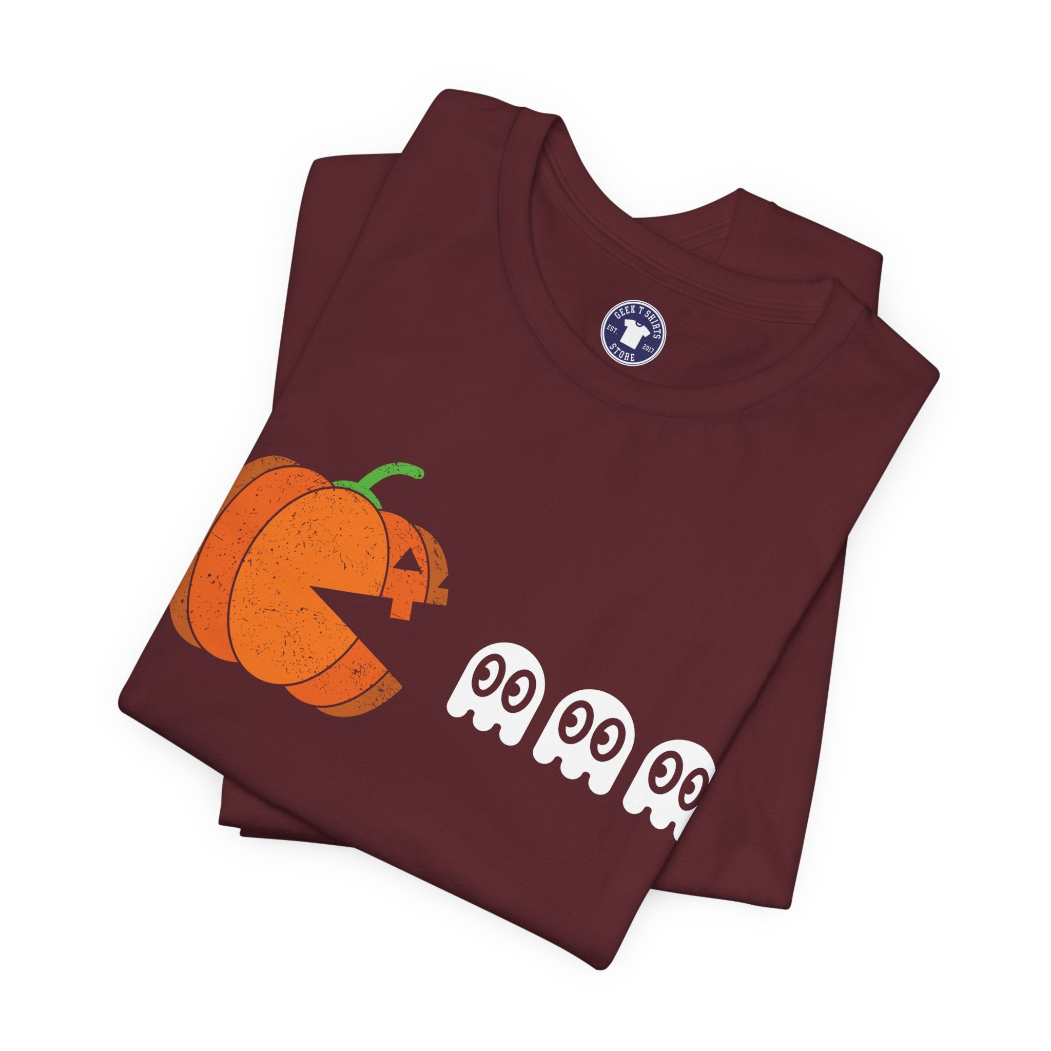 Halloween Retro Gamer - Premium Unisex Crewneck T-Shirt