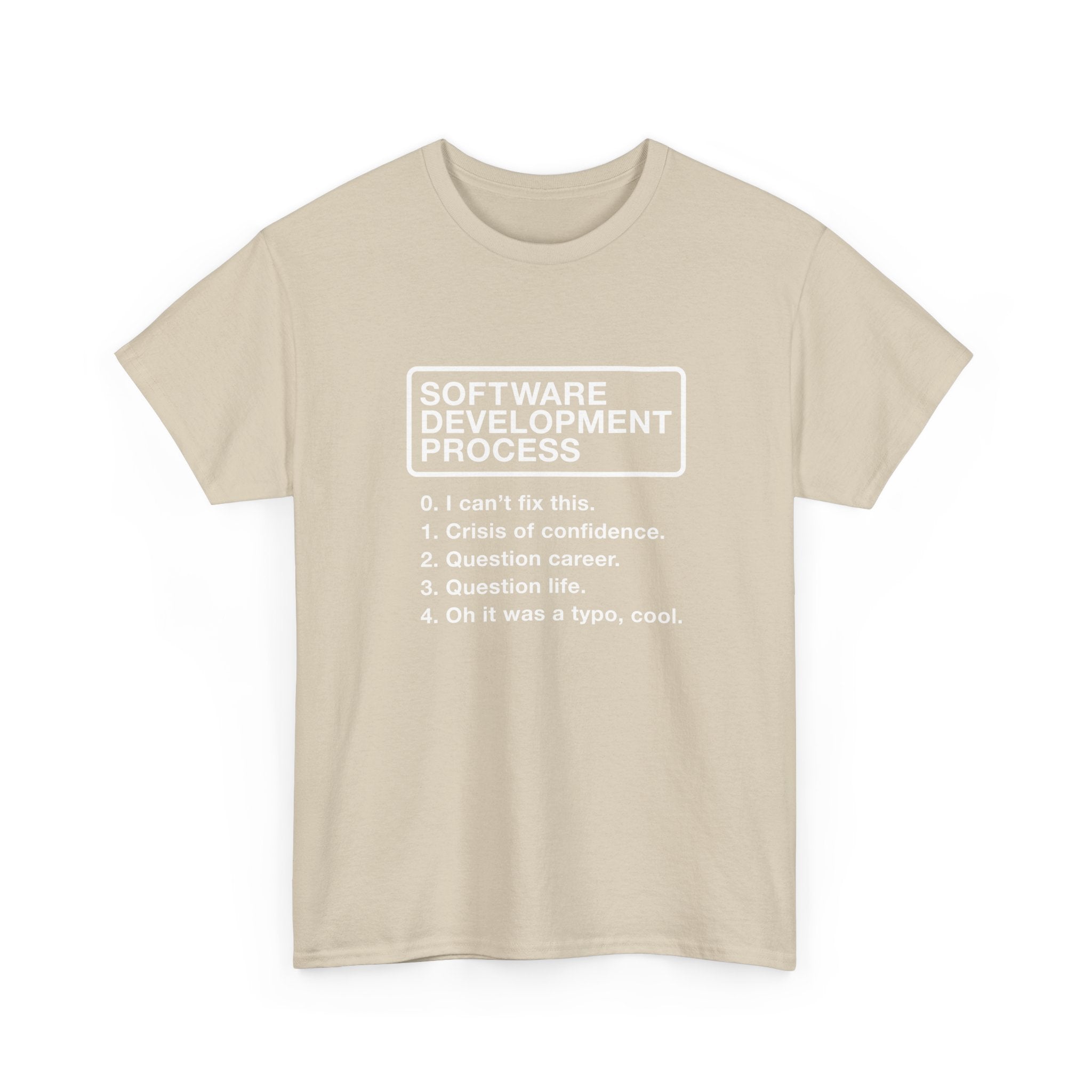 Software Development Process - Geek Coding - Regular Unisex Crewneck T-Shirt