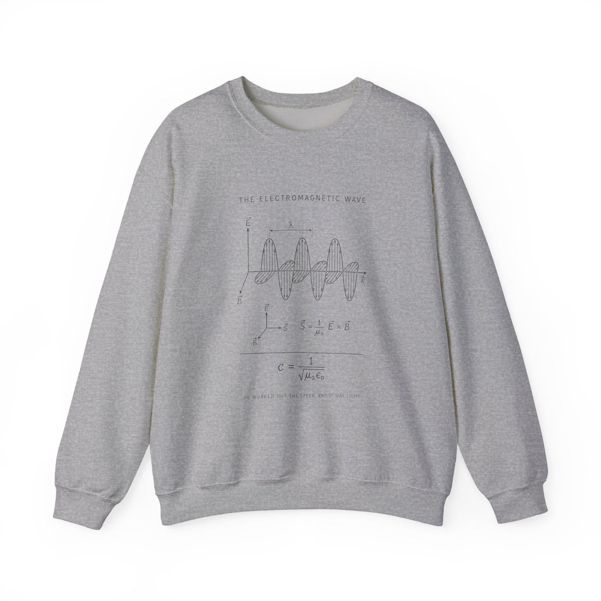 The Electromagnetic Wave Sweatshirt