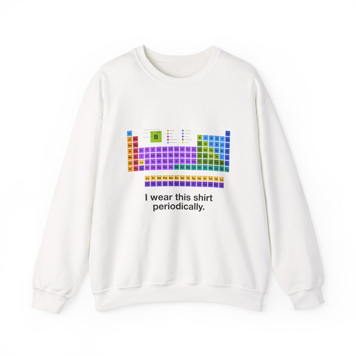 I Wear This Shirt Periodically Sweatshirt