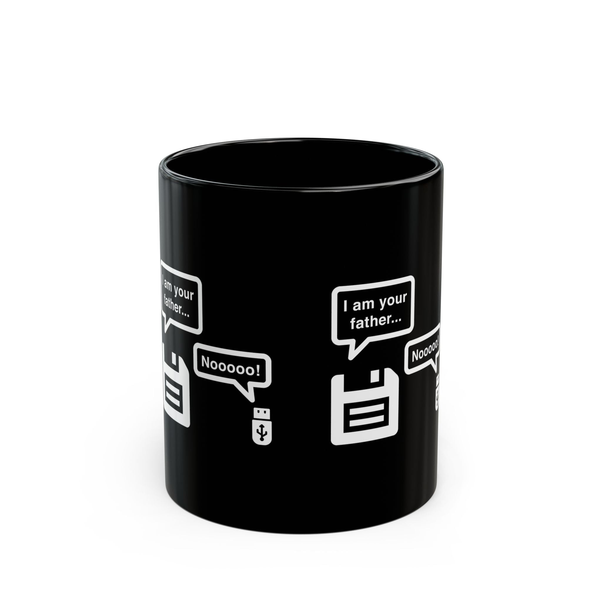 I Am Your Father - USB Drive - Black Glossy Mug