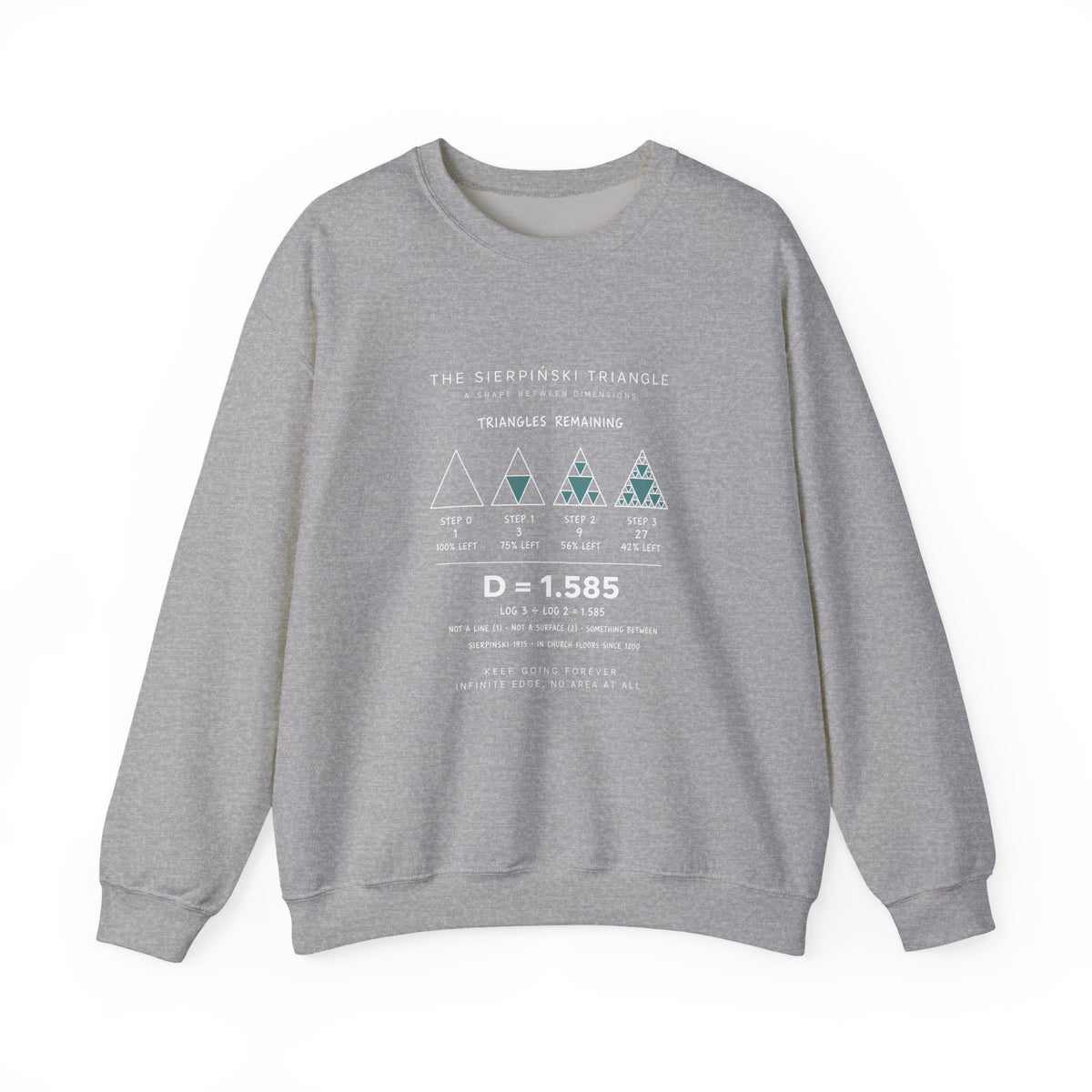 The Sierpiński Triangle Sweatshirt