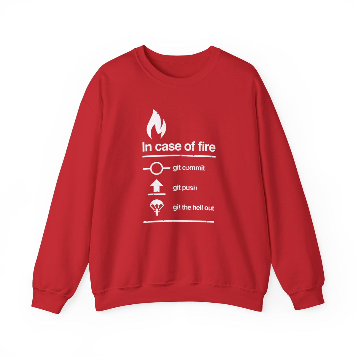 In Case Of Fire Git Commit Sweatshirt