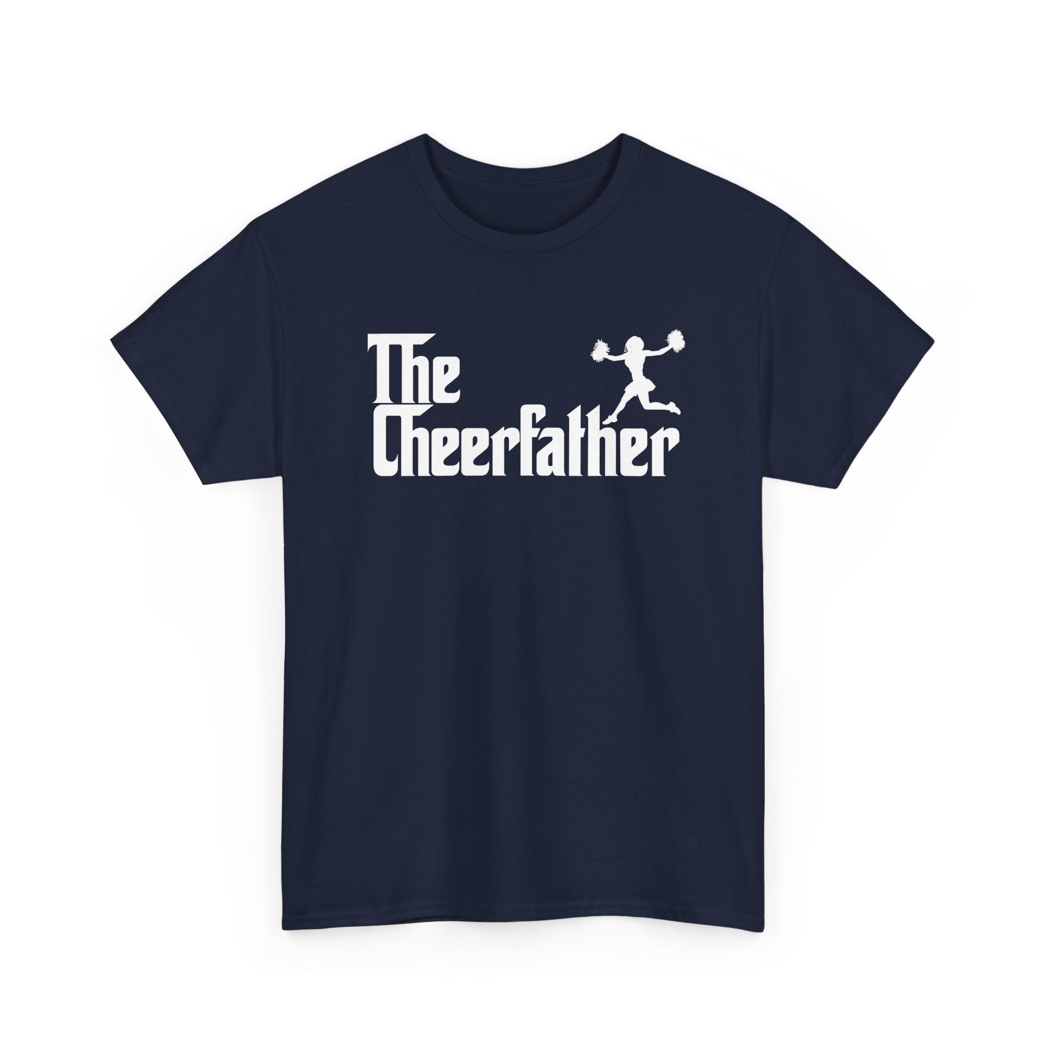 Funny Cheer Dad Shirt The Cheerfather Cheerleader Father Gift - Unisex Regular Crewneck T-Shirt