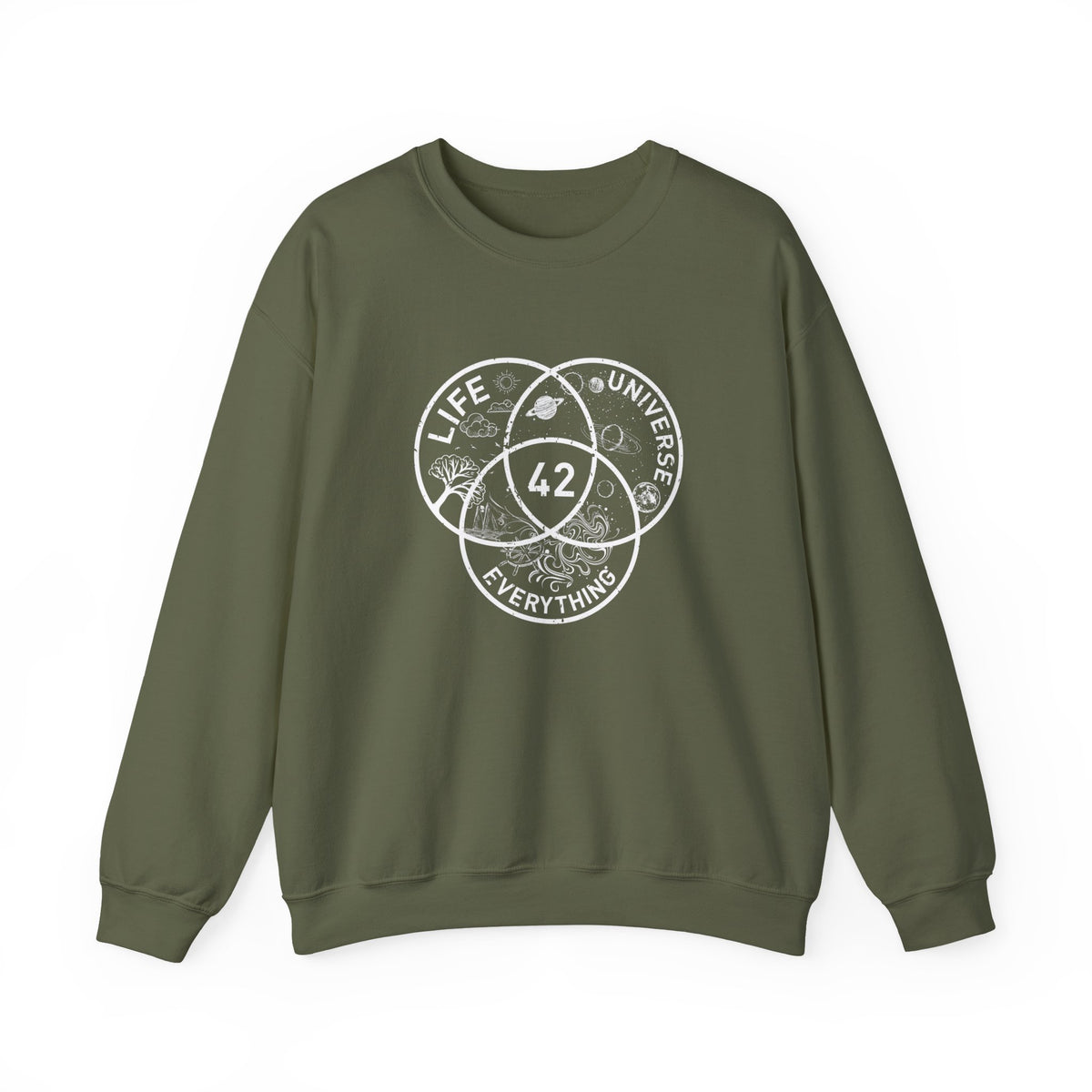 42 - The Answer (White) Sweatshirt