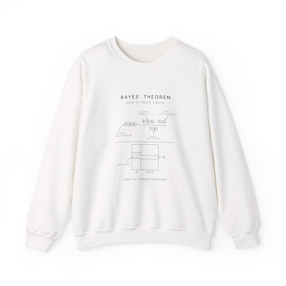 Bayes' Theorem Sweatshirt