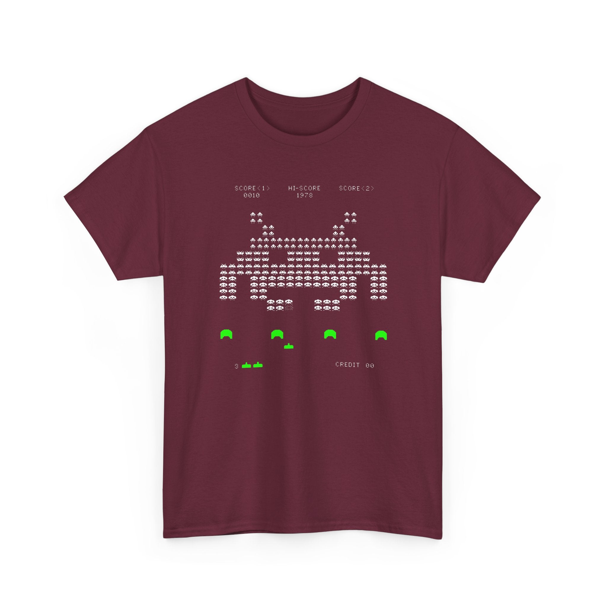 Space Invaders Retro Video Gamer High Score 1978 - Regular Unisex Crewneck T-Shirt