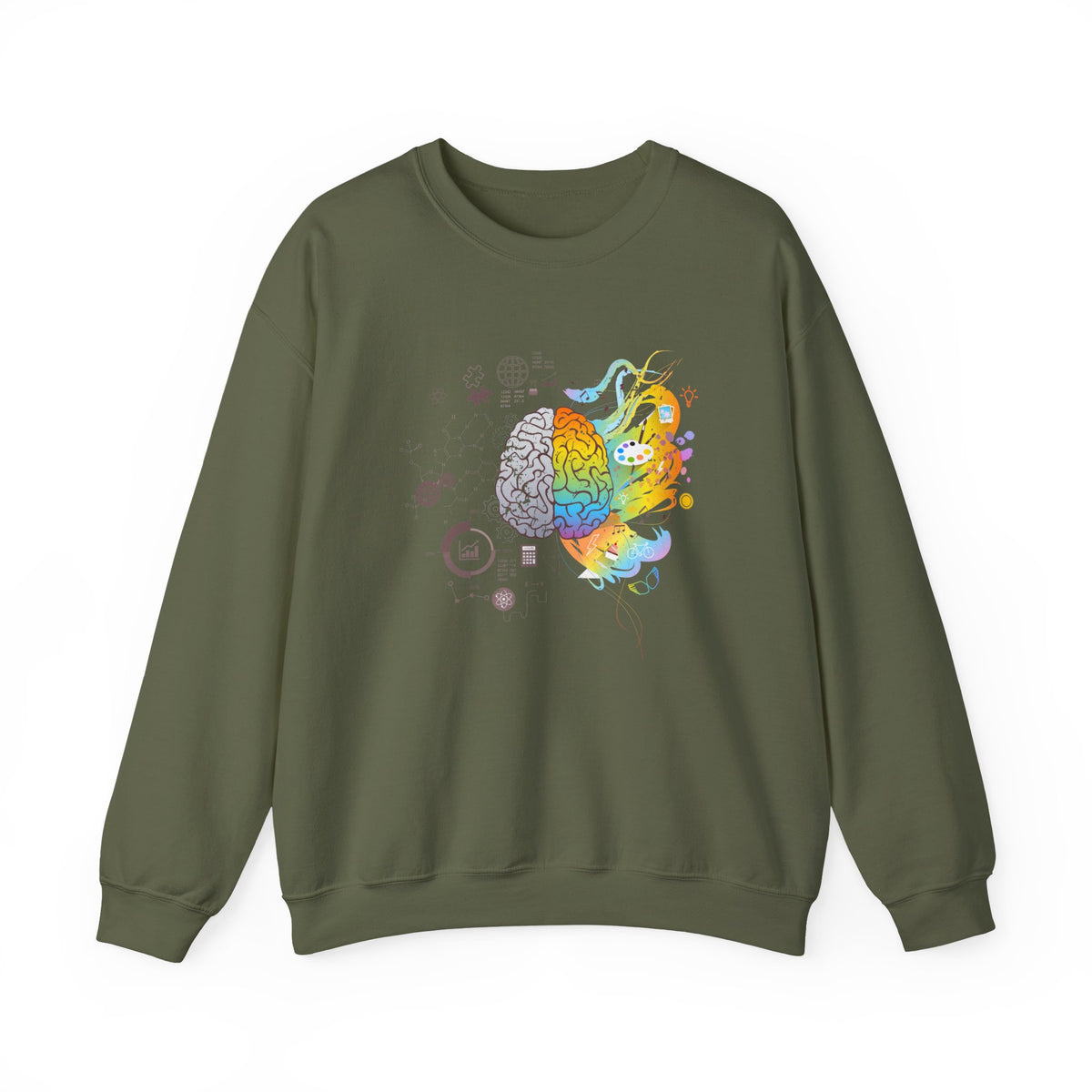 Creative Scientific Brain Sweatshirt