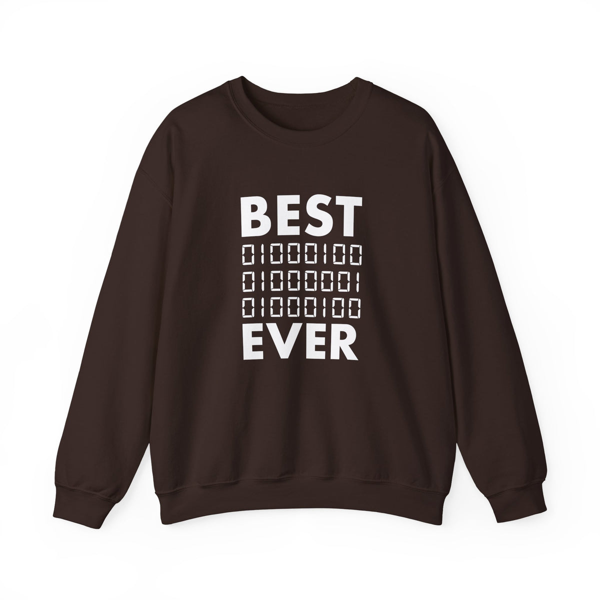 Best Dad Ever In Binary Sweatshirt