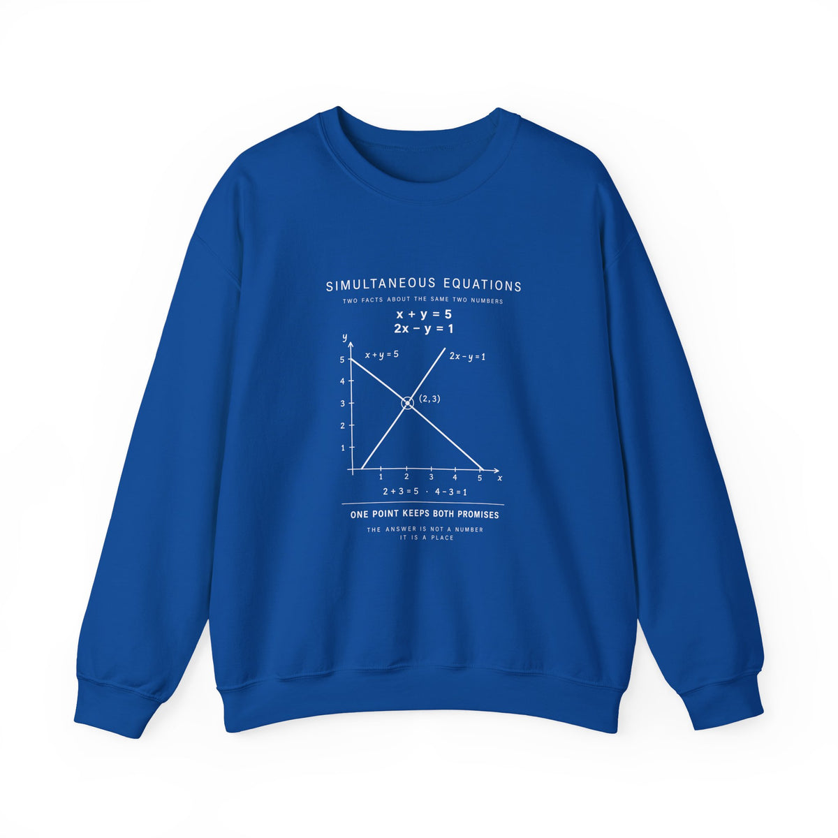 Simultaneous Equations Sweatshirt