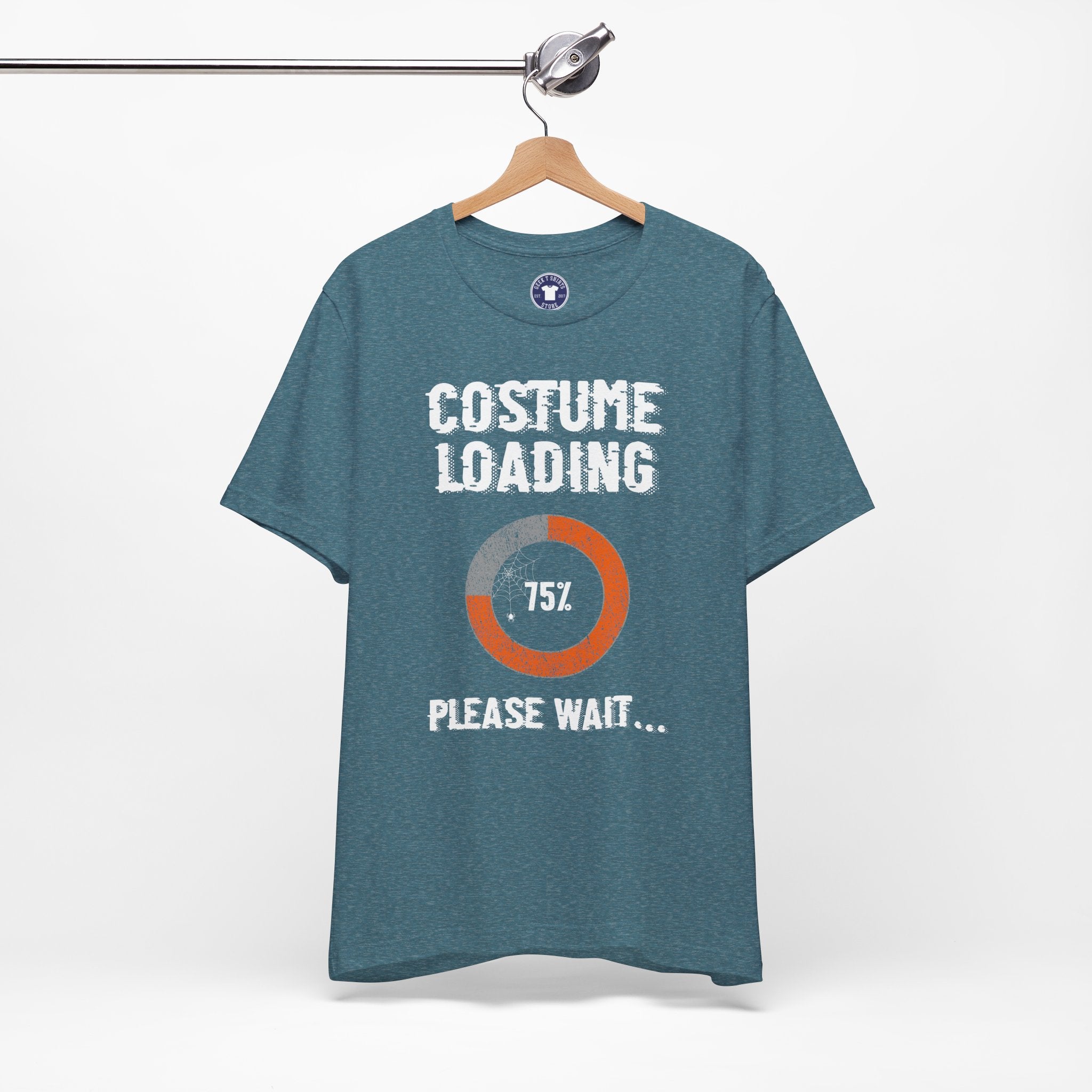 Costume Loading Funny Halloween - Premium Unisex Crewneck T-Shirt