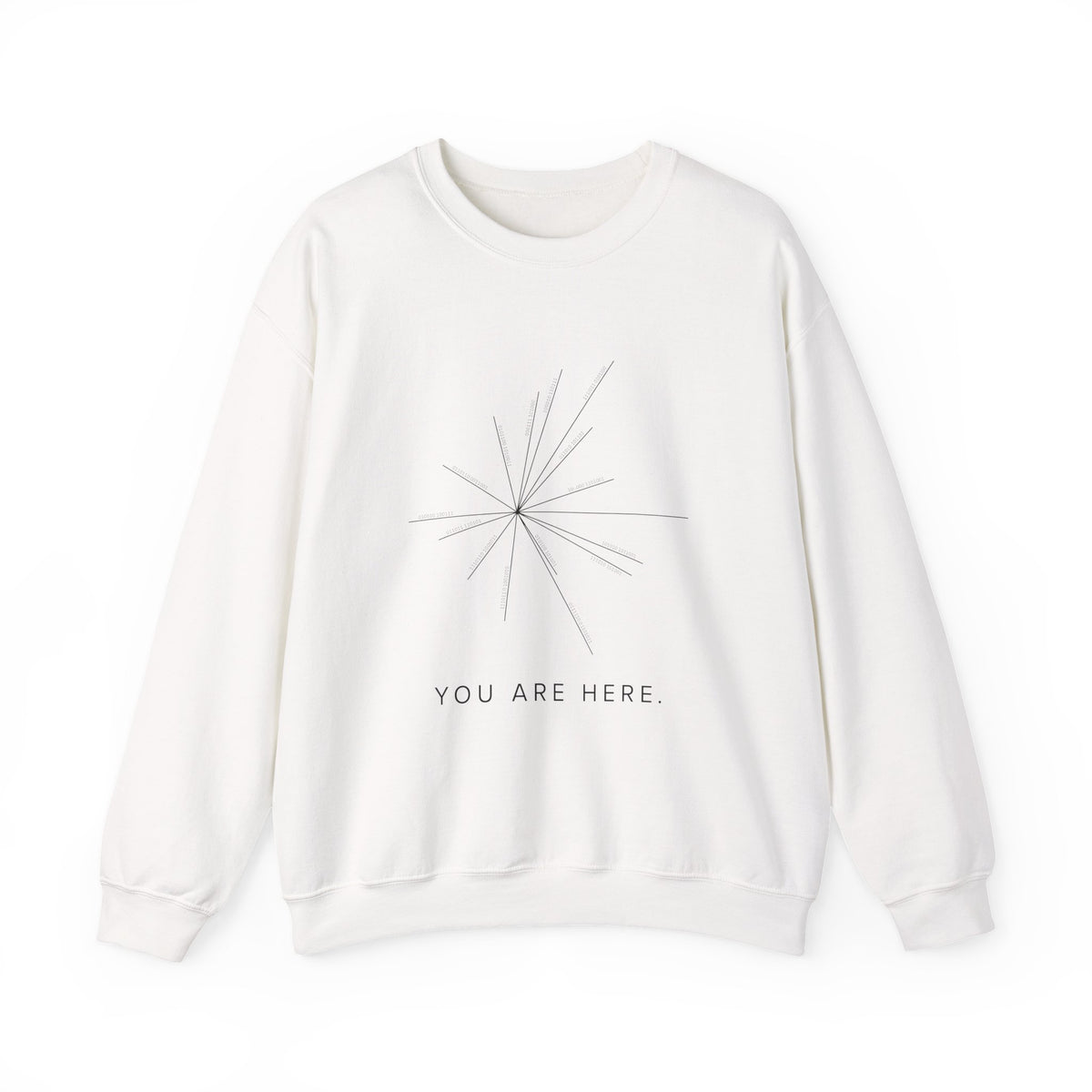 You Are Here: The Pulsar Map Sweatshirt