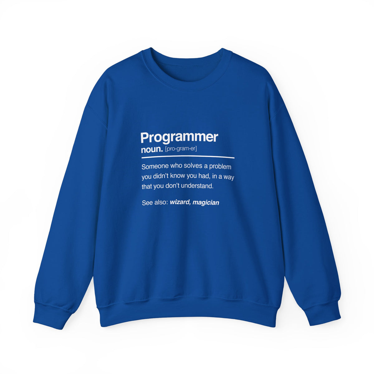 Programmer Noun Sweatshirt