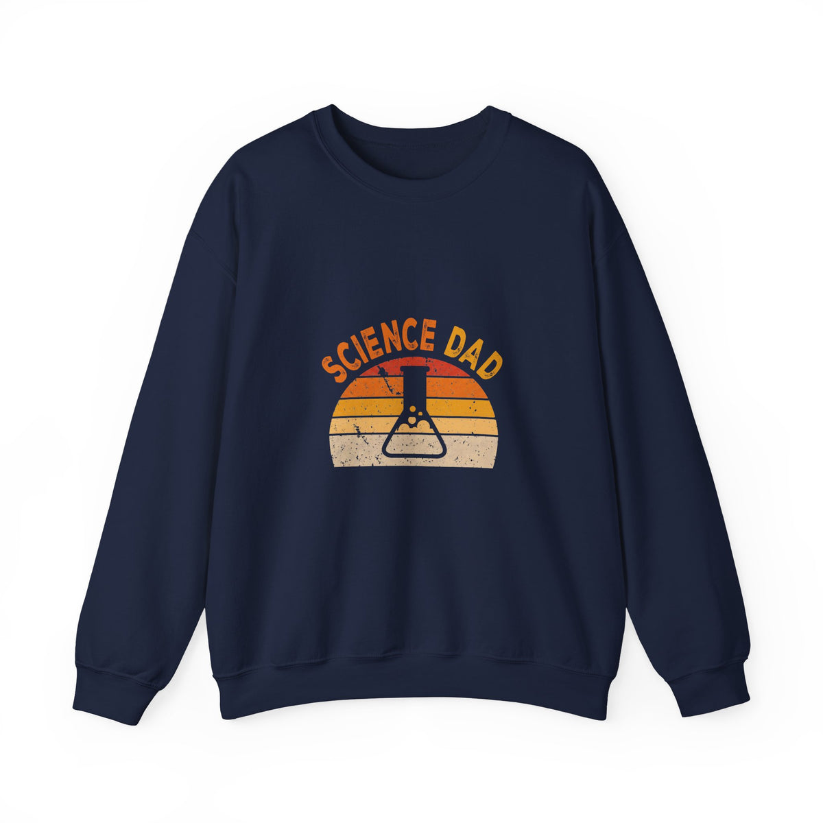 Science Dad Retro Flask Sweatshirt