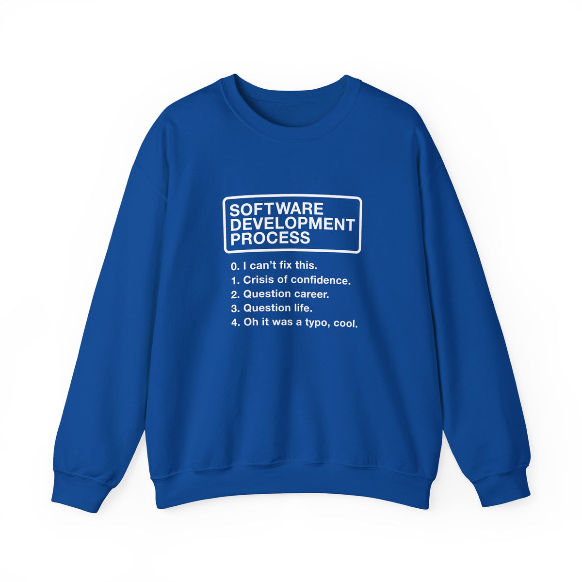Software Development Process Sweatshirt