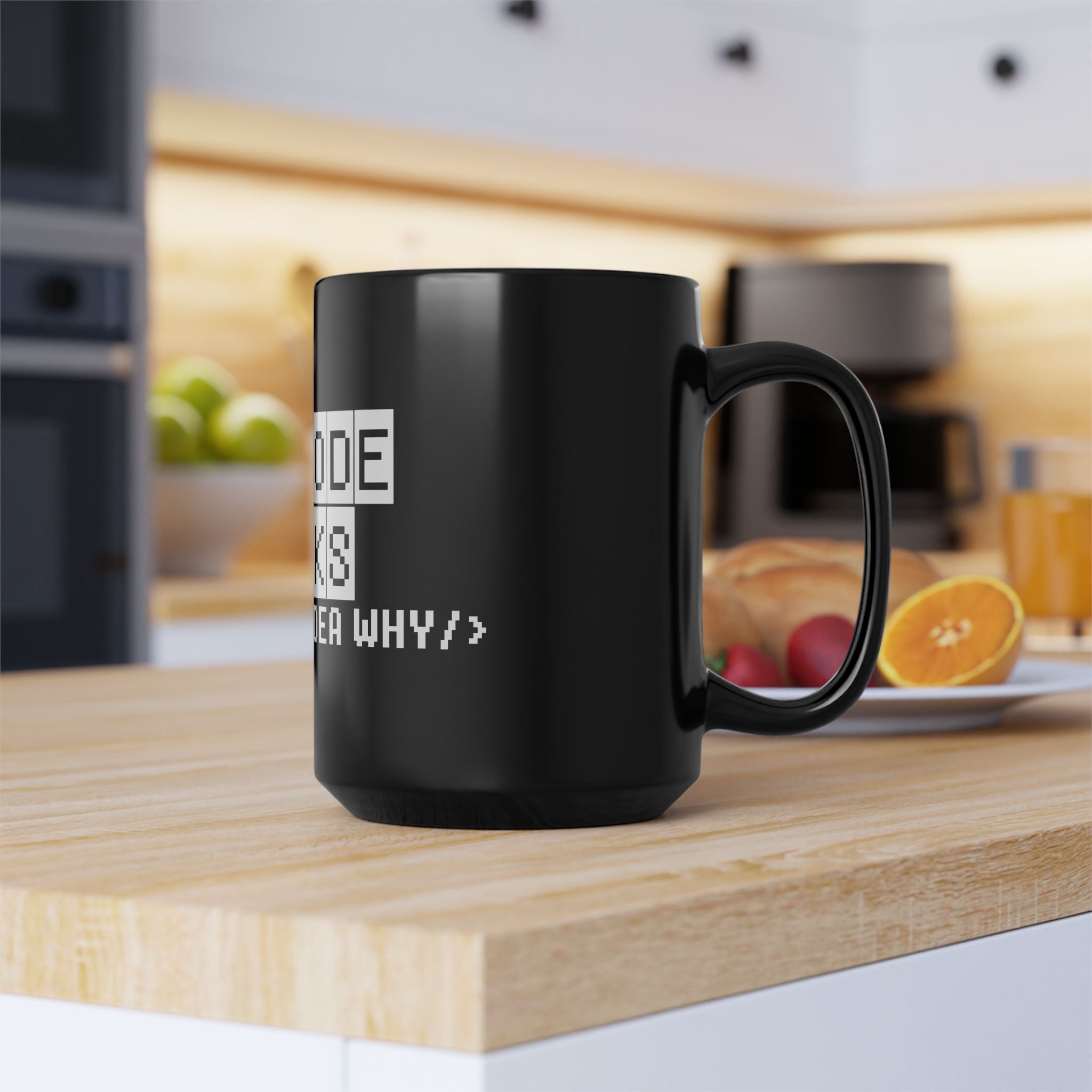 My Code Works - Black Glossy Mug