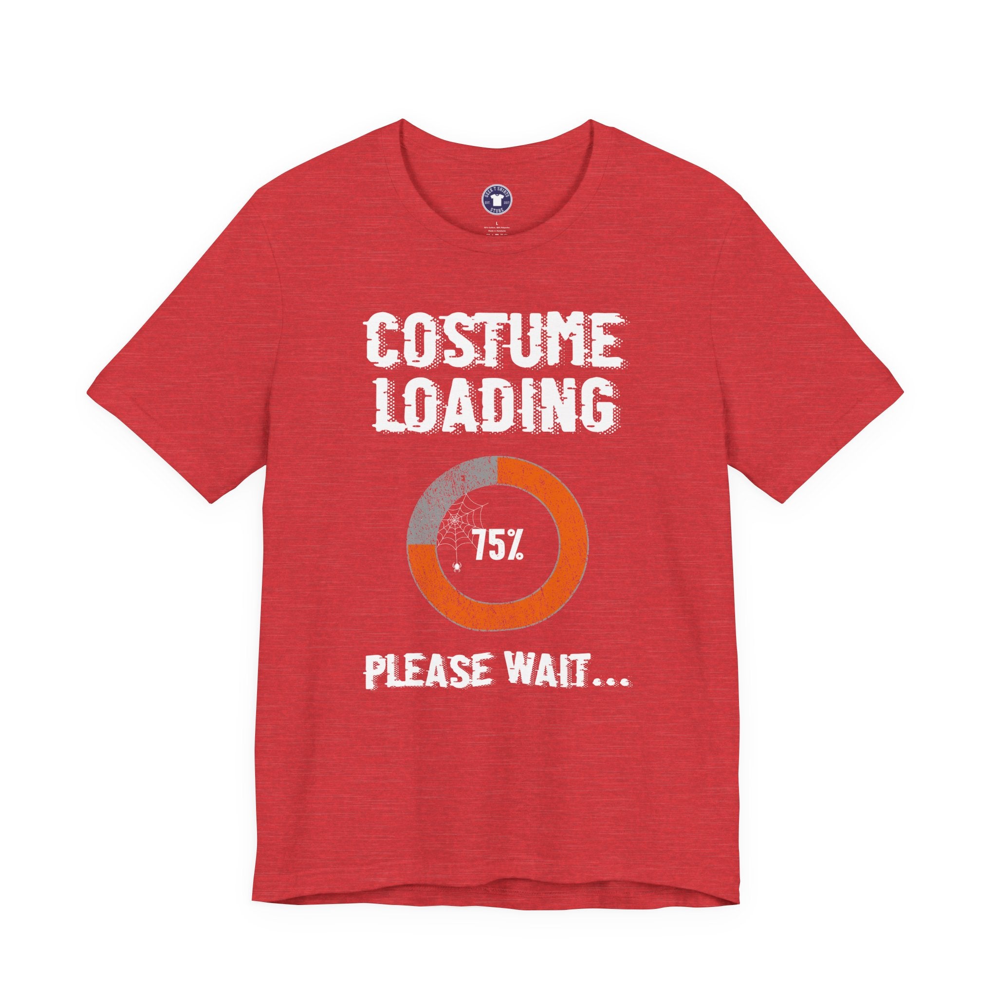 Costume Loading Funny Halloween - Premium Unisex Crewneck T-Shirt
